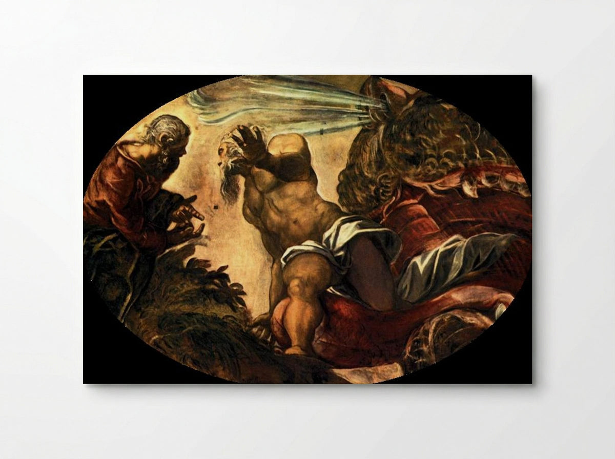 Jonah Cast Up by the Whale - Tintoretto - Poster
