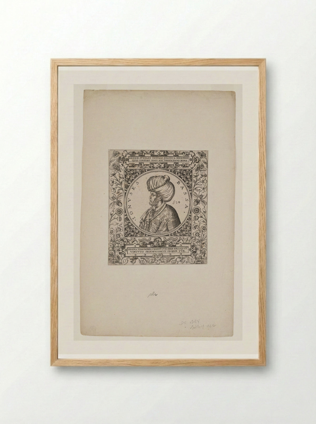 Jonuses Bassa - Theodor de Bry - Framed Print Wood
