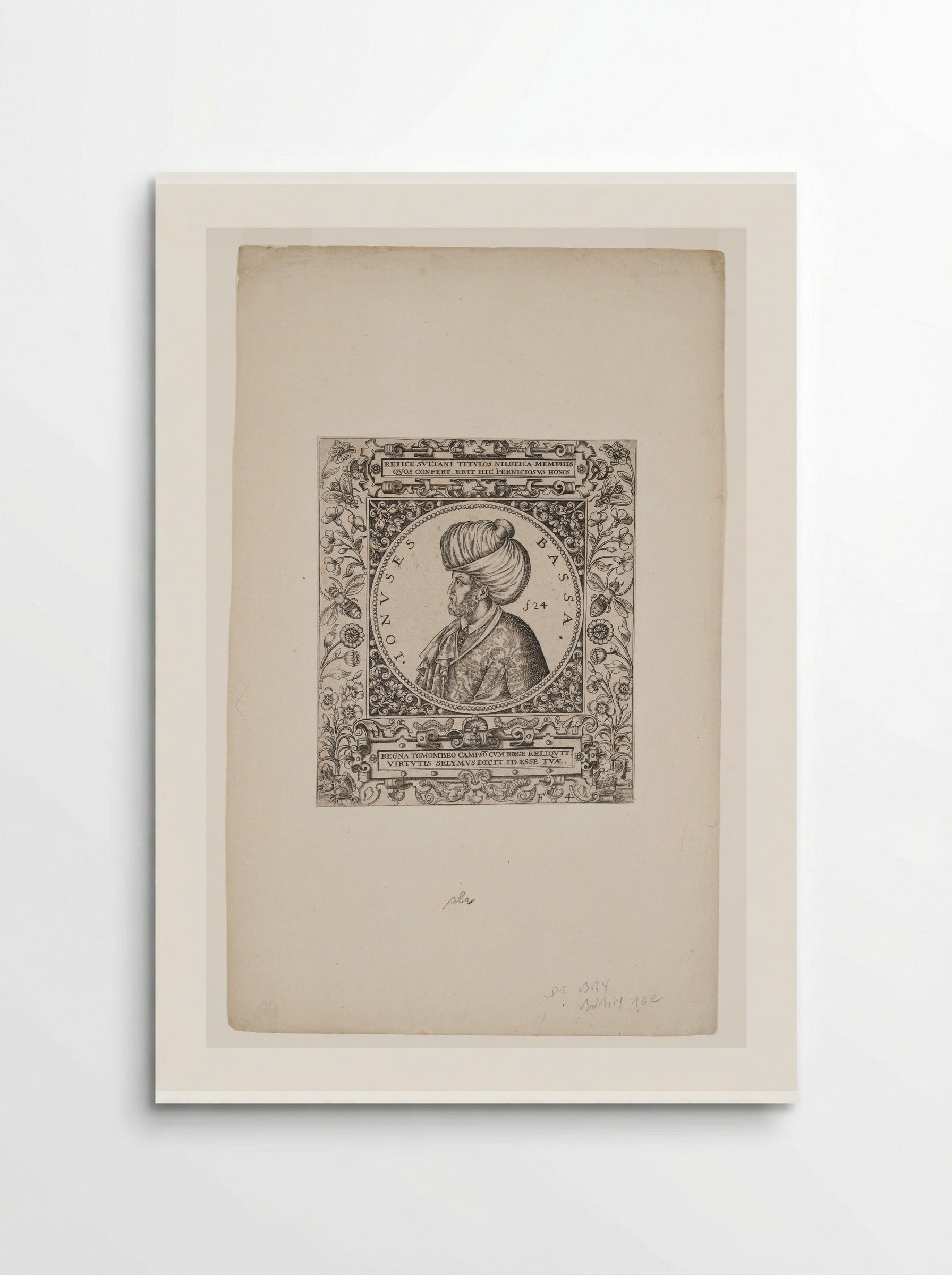 Jonuses Bassa - Theodor de Bry - Poster