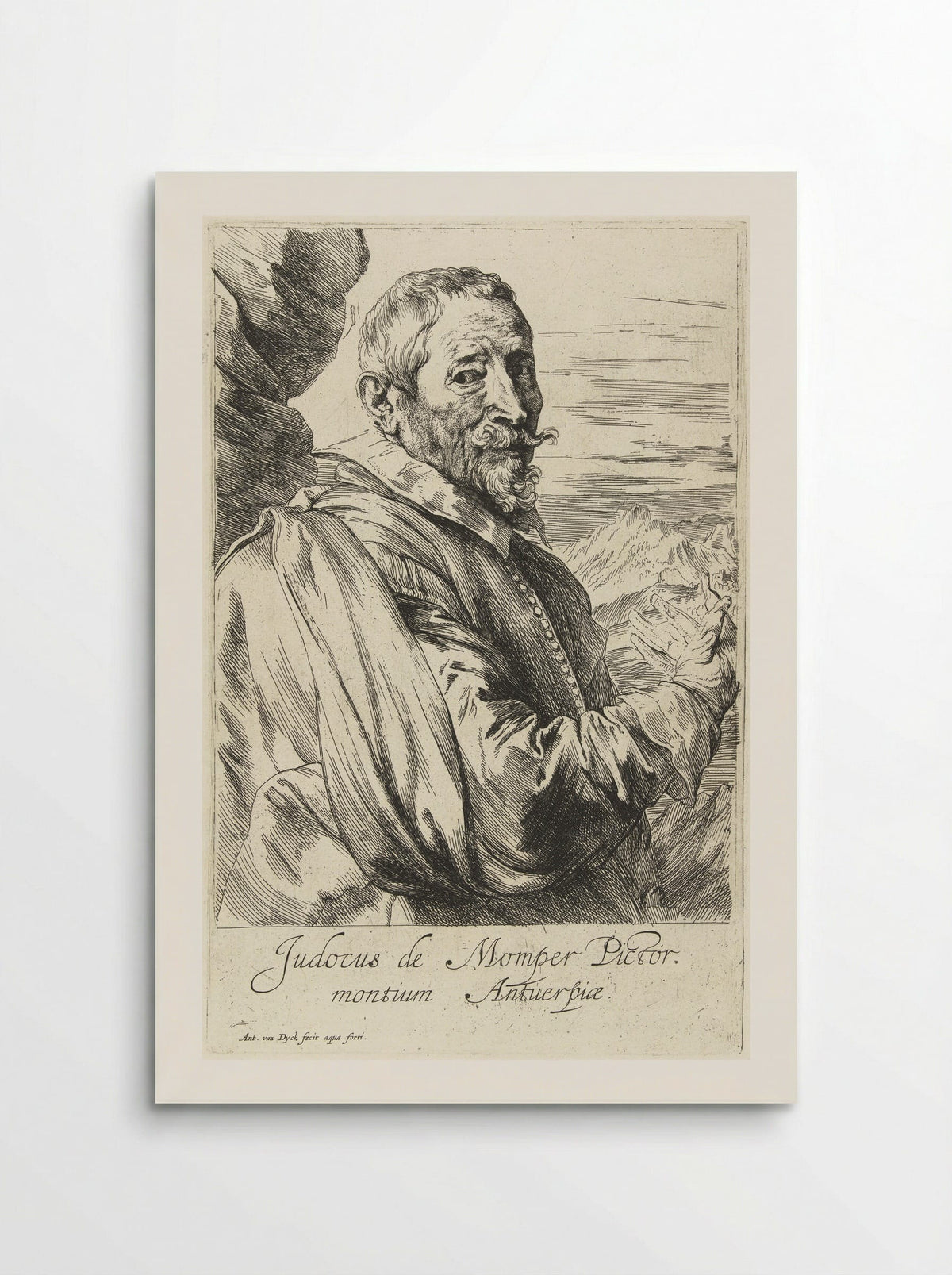 Joos de Momper - Anthony van Dyck - Poster