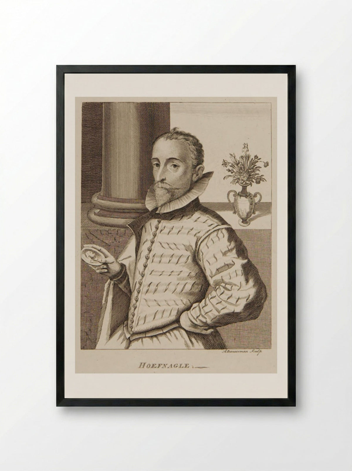 Joris Hoefnagel - Alexander Bannerman - Framed Print Black