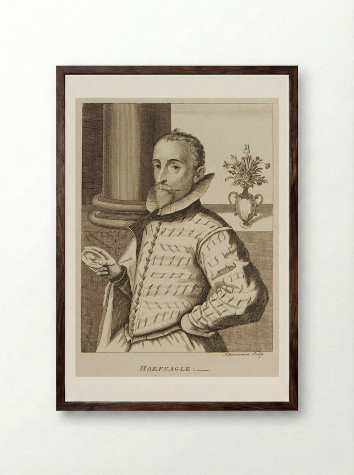 Joris Hoefnagel - Alexander Bannerman - Framed Print Dark Wood