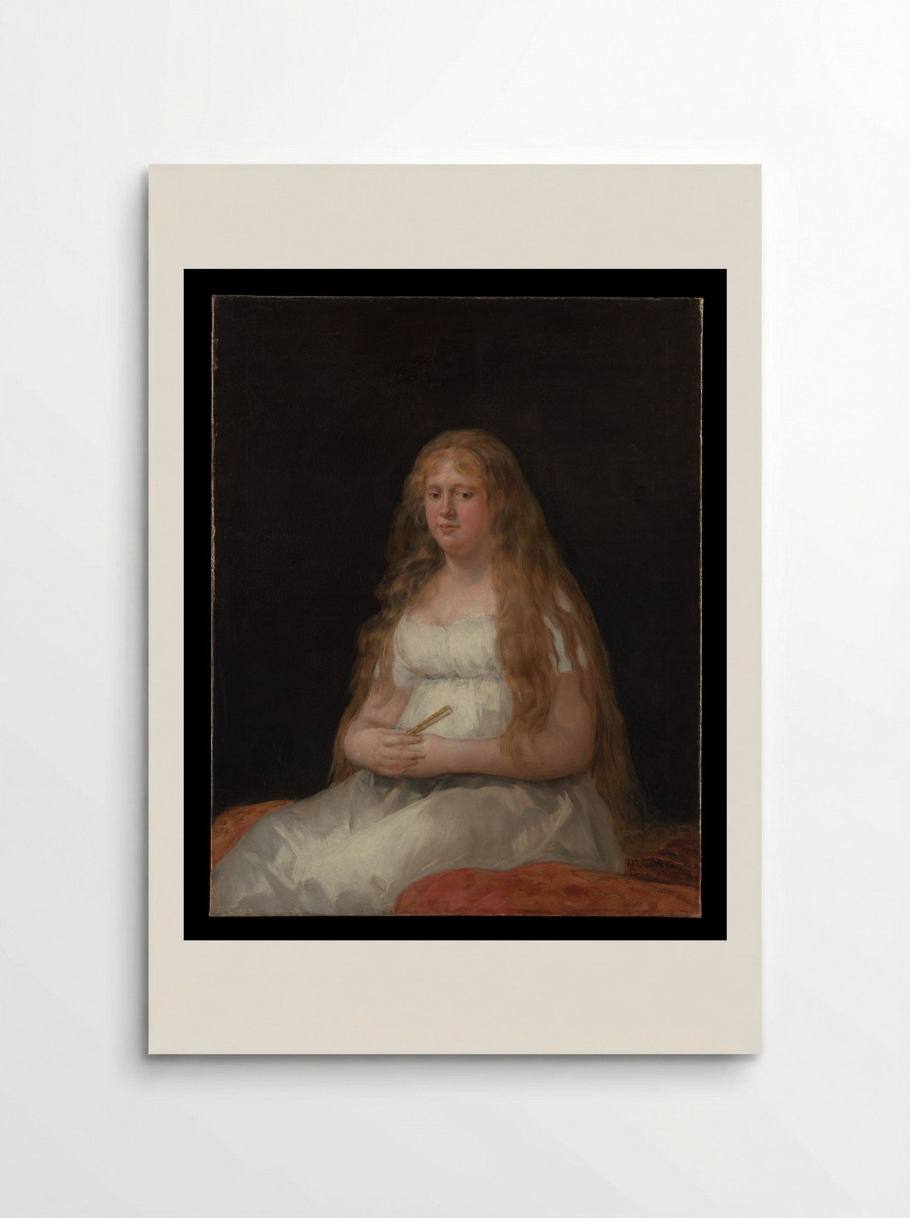 Josefa de Castilla Portugal y van Asbrock de Garcini - Francisco de Goya y Lucientes - Poster