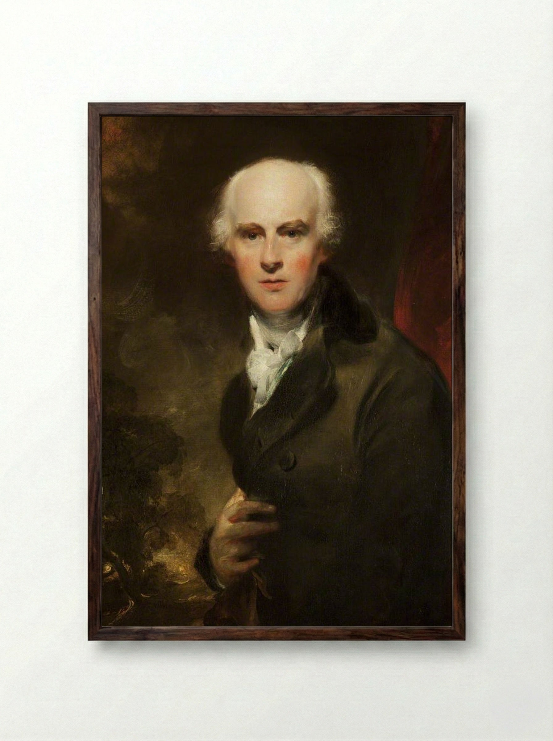 Joseph Farington - Thomas Lawrence - Framed Print Dark Wood