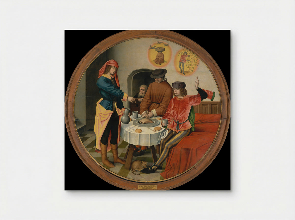 Joseph Interpreting the Dreams of His Fellow Prisoners - Master of the Story of Joseph - Poster