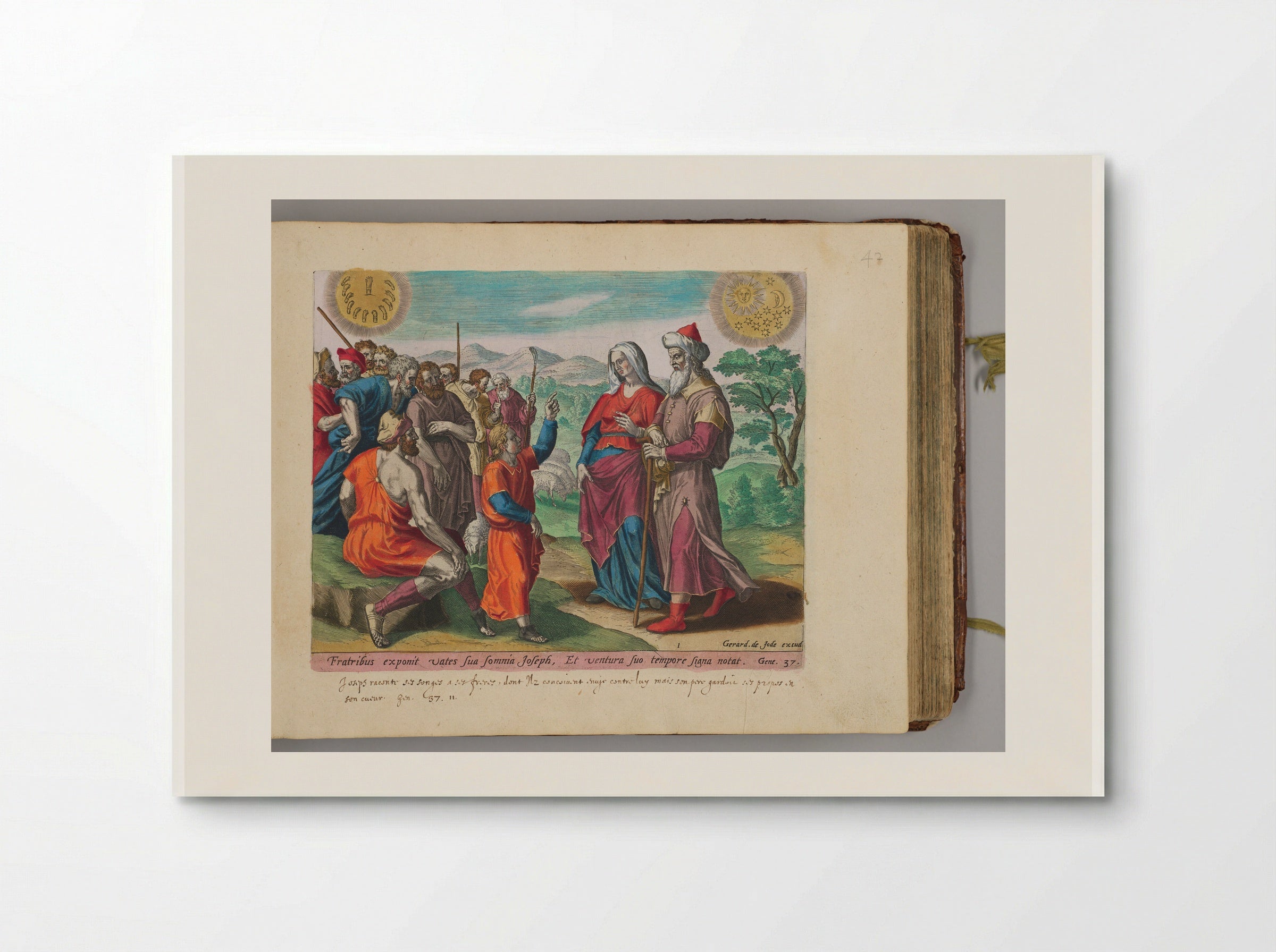 Joseph's Dream - Hans Collaert the Elder - Poster