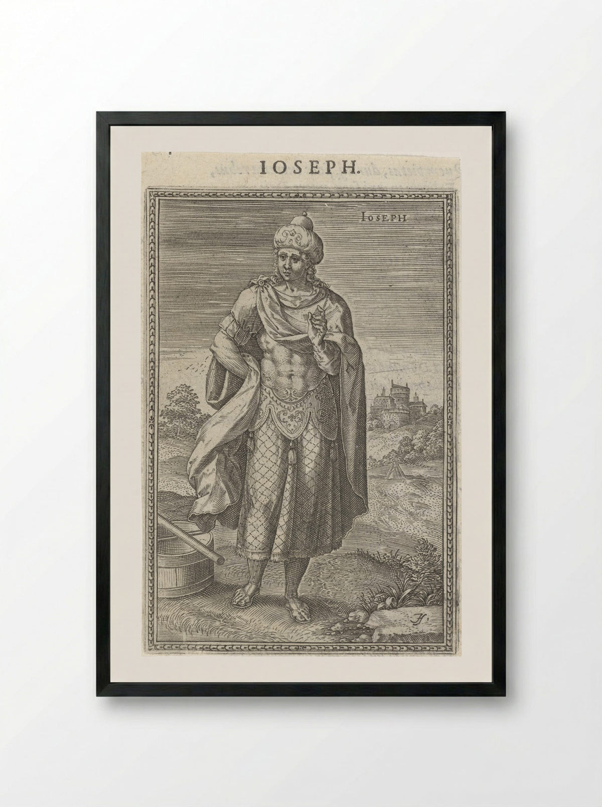 Joseph - Christoffel Plantijn - Framed Print Black