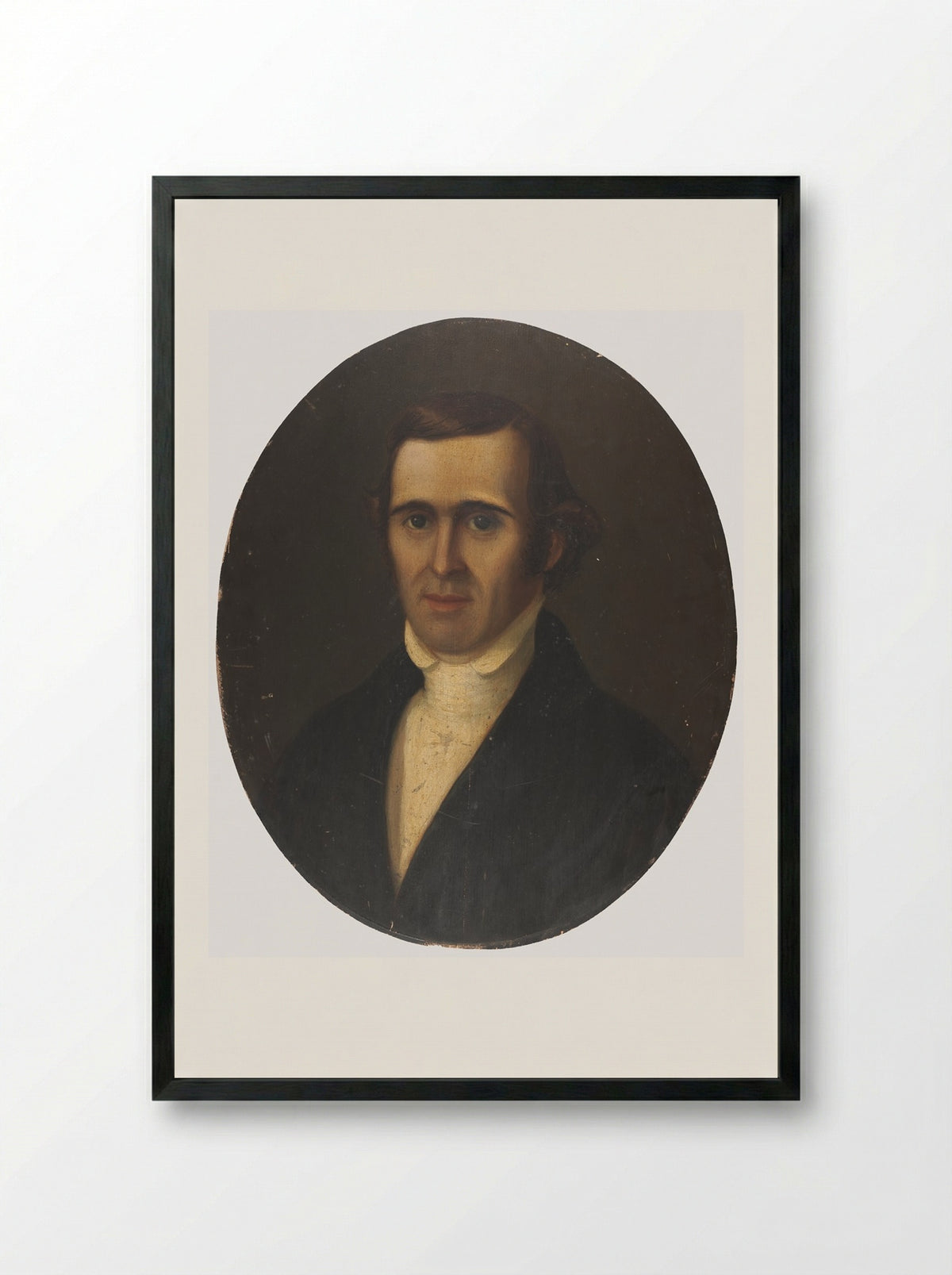 Josiah Kendall Waite - Bass Otis - Framed Print Black