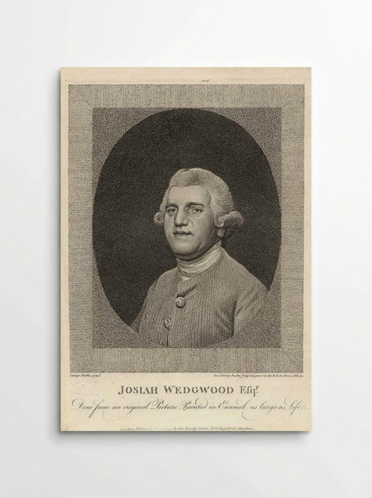 Josiah Wedgwood - George Stubbs - Poster
