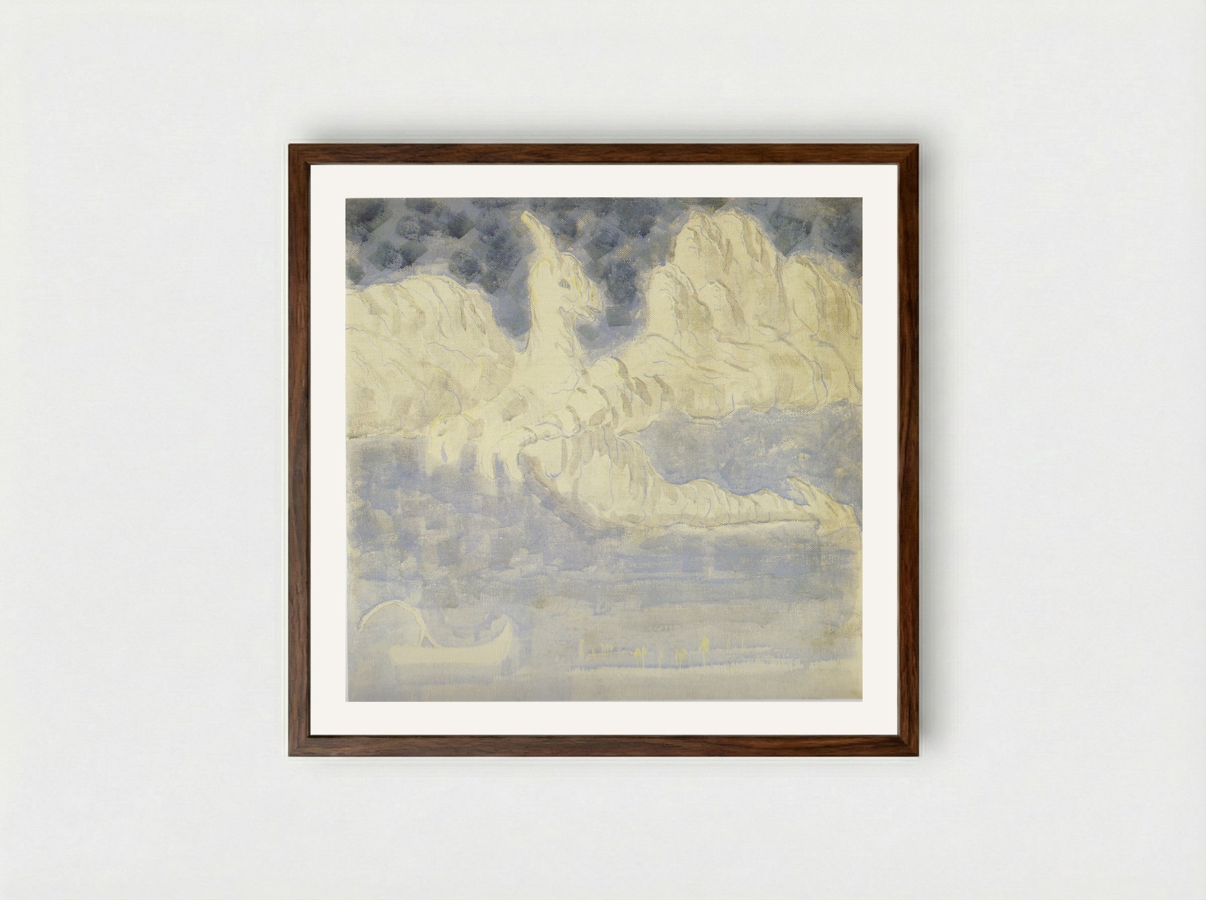 Journey of the Prince (II) - Mikalojus Konstantinas Čiurlionis - Framed Print Dark Wood