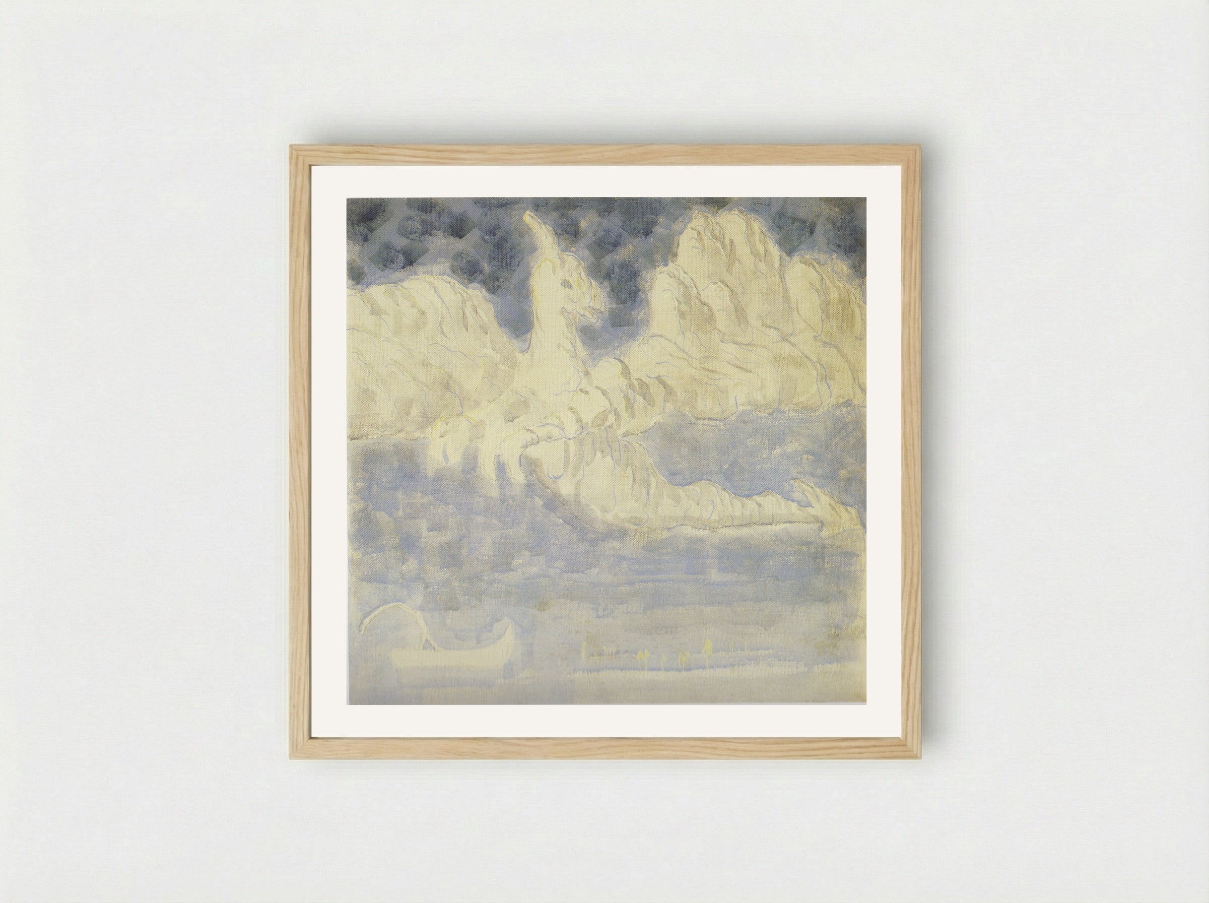 Journey of the Prince (II) - Mikalojus Konstantinas Čiurlionis - Framed Print Wood
