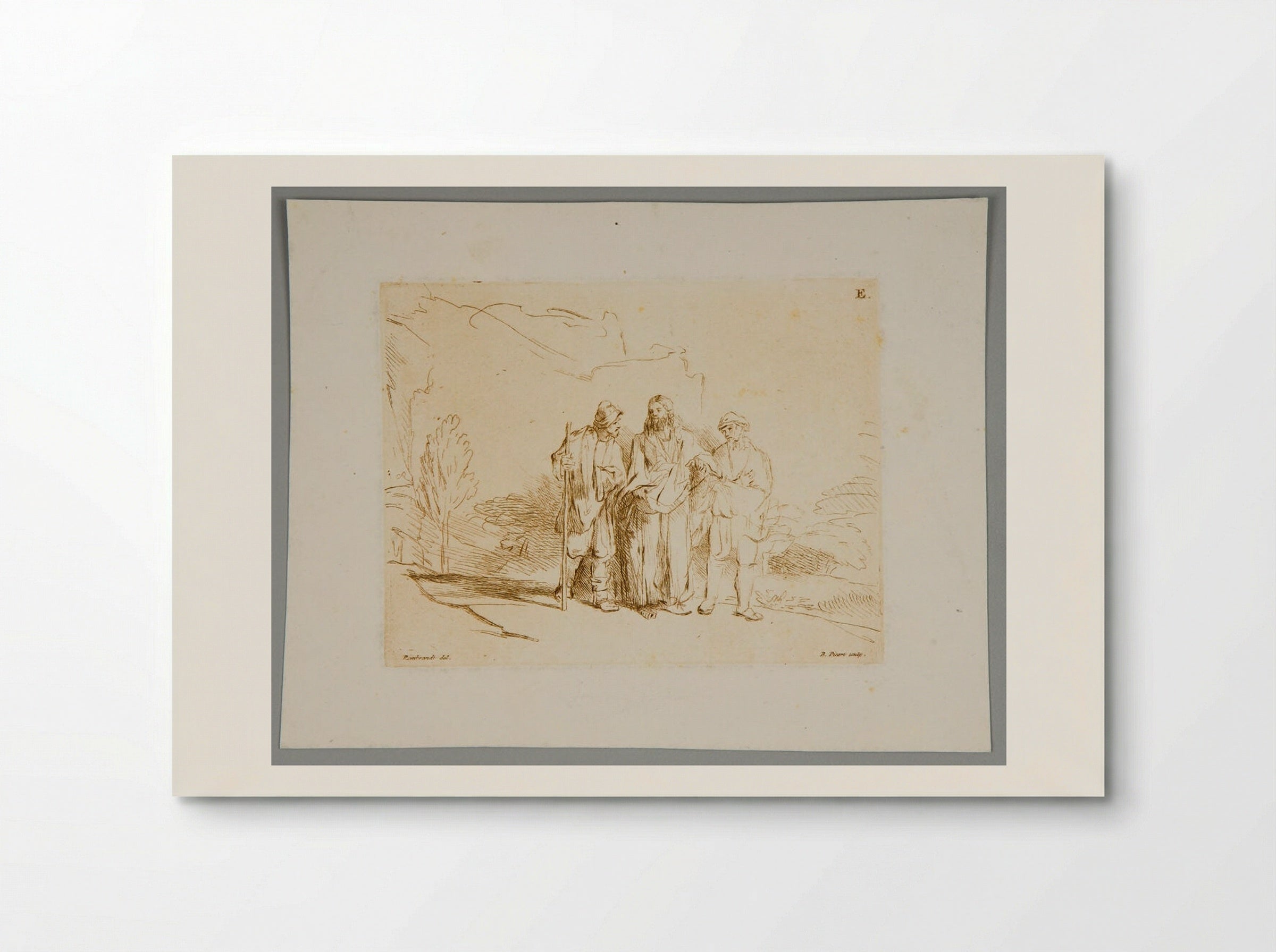 Journey to Emmaus - Bernard Picart - Poster
