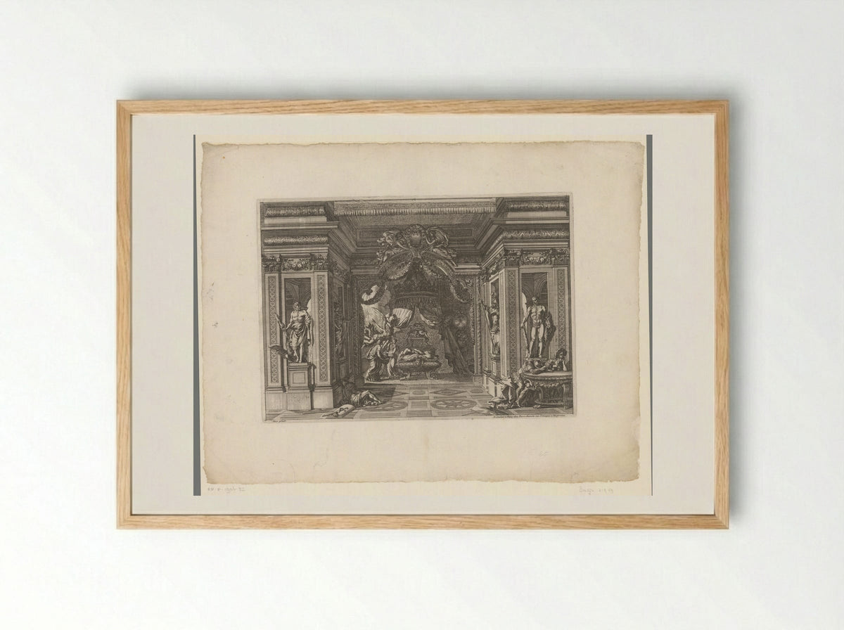 Judith Beheading Holofernes - Jean Lepautre - Framed Print Wood