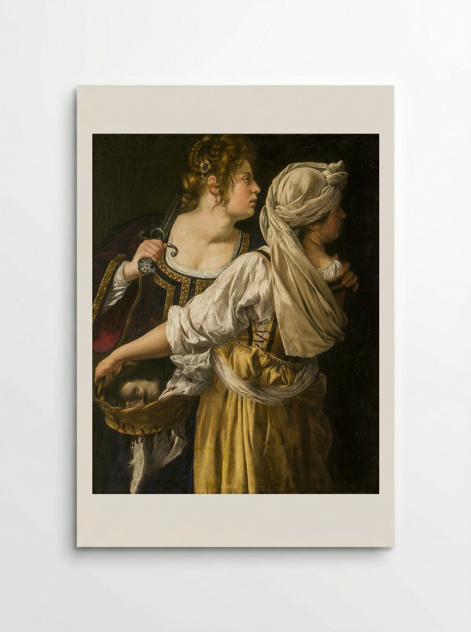 Judith and her Maidservant - Artemisia Gentileschi - Poster