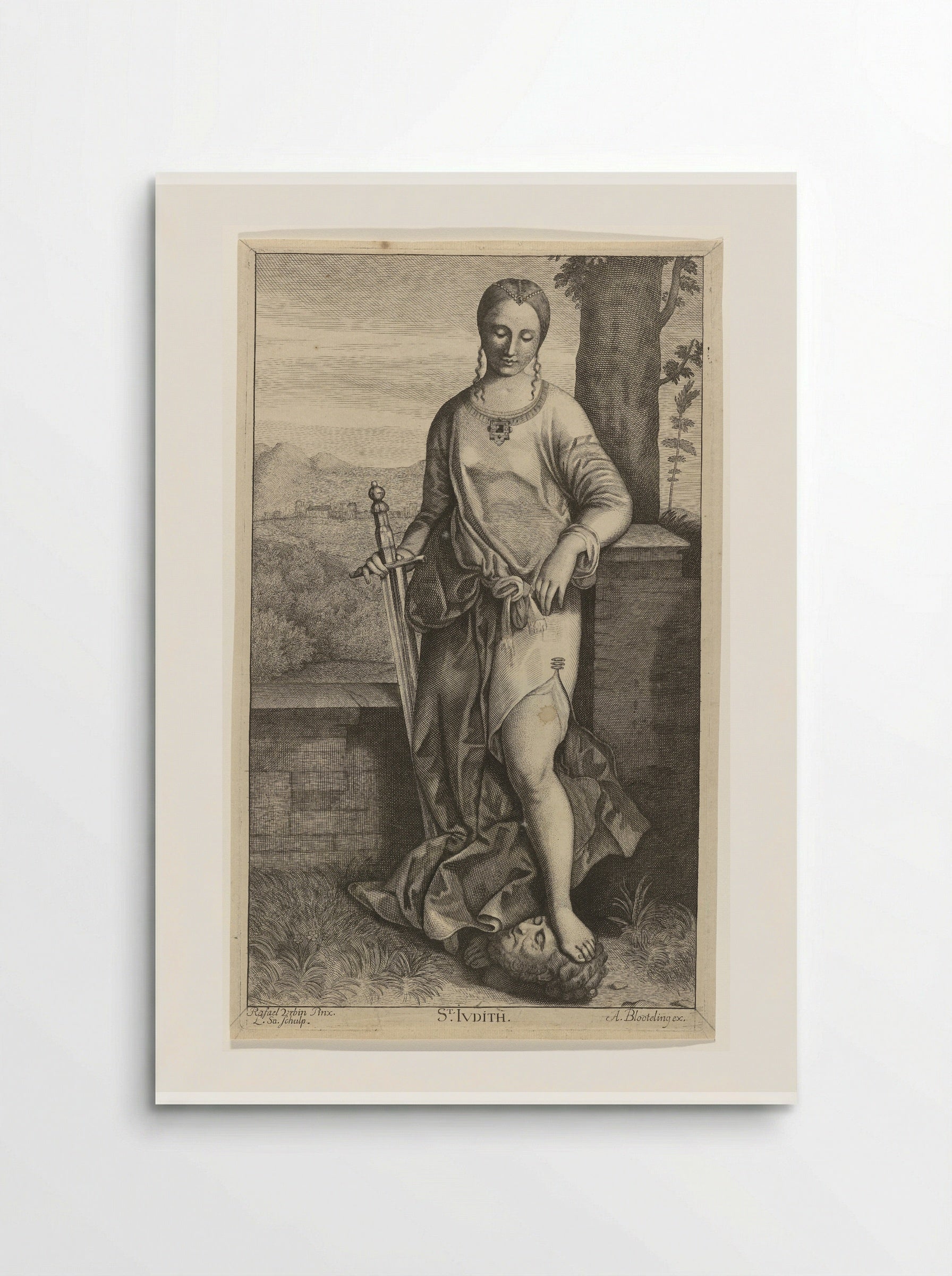 Judith with the Head of Holofernes - Abraham Bloteling - Poster