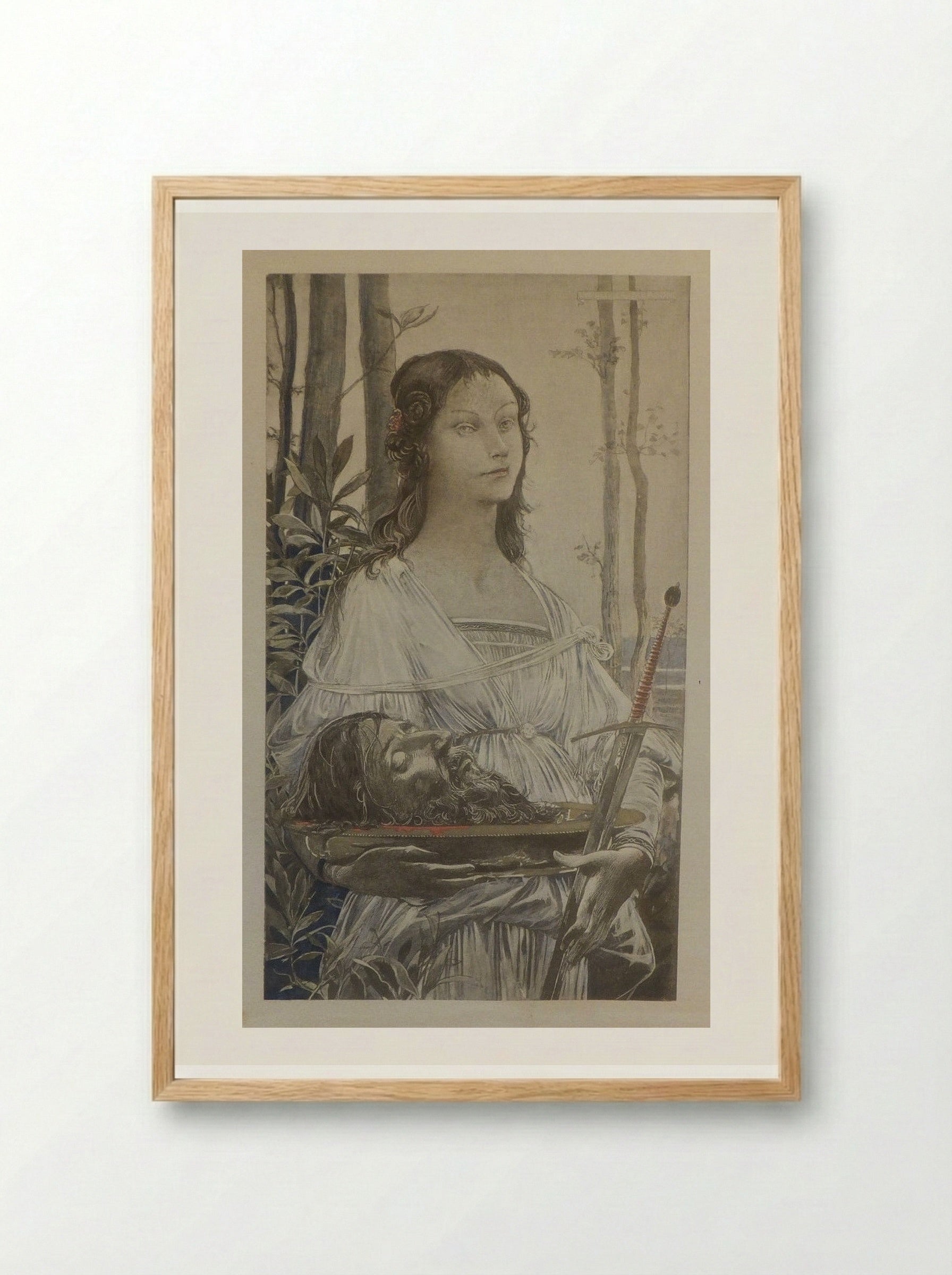 Judith - Luc-Olivier Merson - Framed Print Wood
