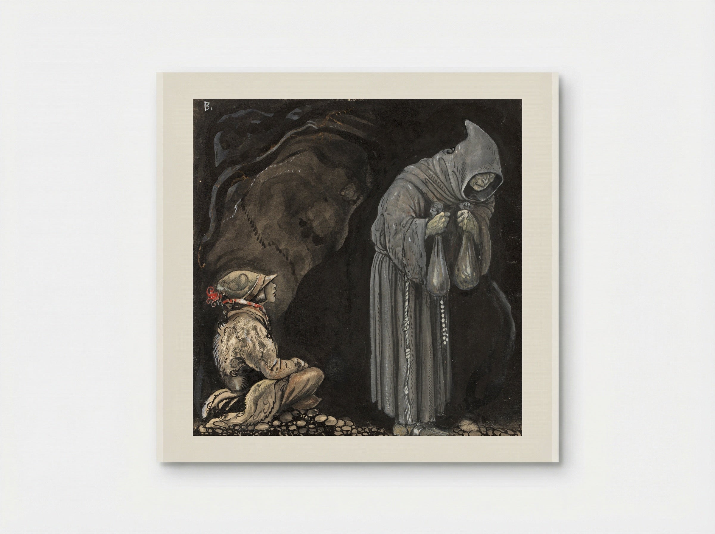 Julbocken - John Bauer - Poster