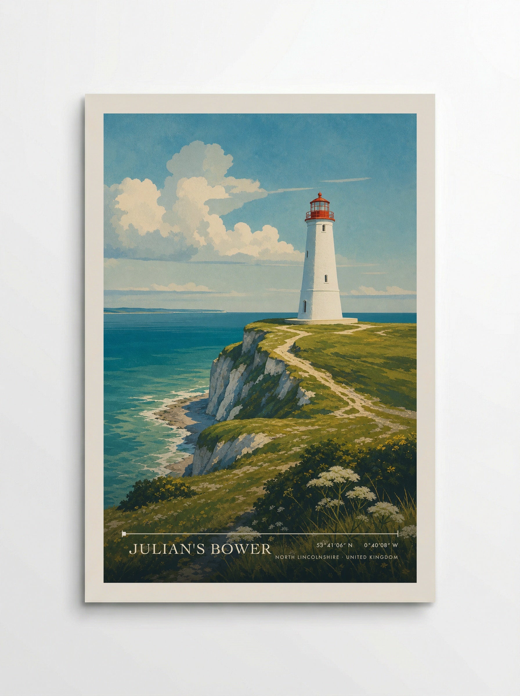 Julian's Bower North Lincolnshire United Kingdom Travel Poster - Poster