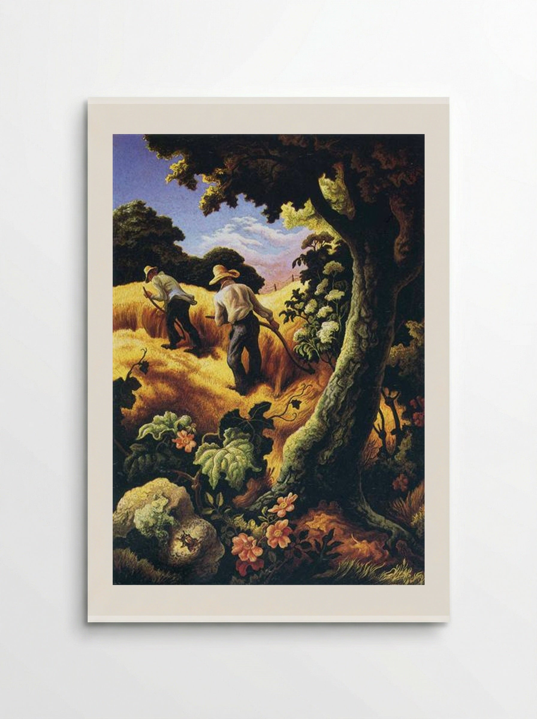 July Hay - Thomas Hart Benton - Poster