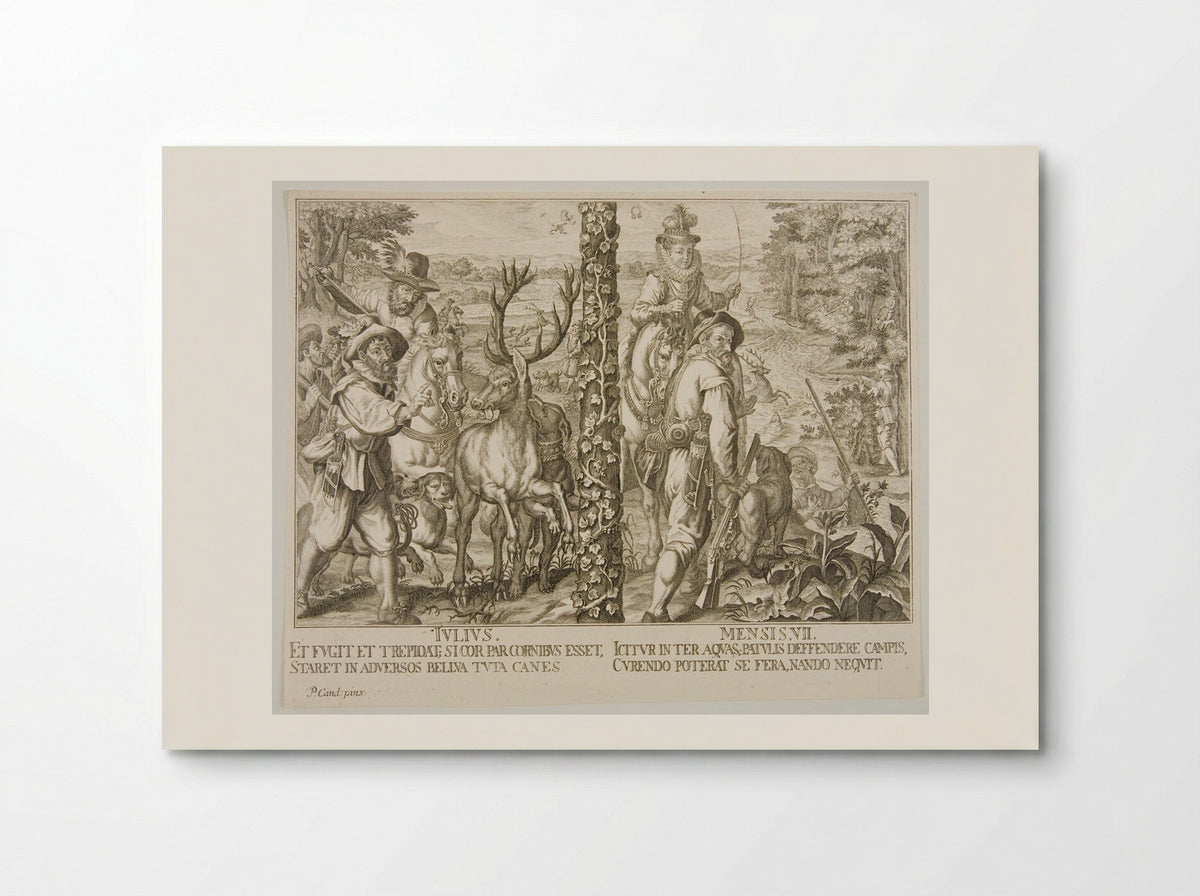 July (Iulius) - Joseph Anton Zimmermann - Poster