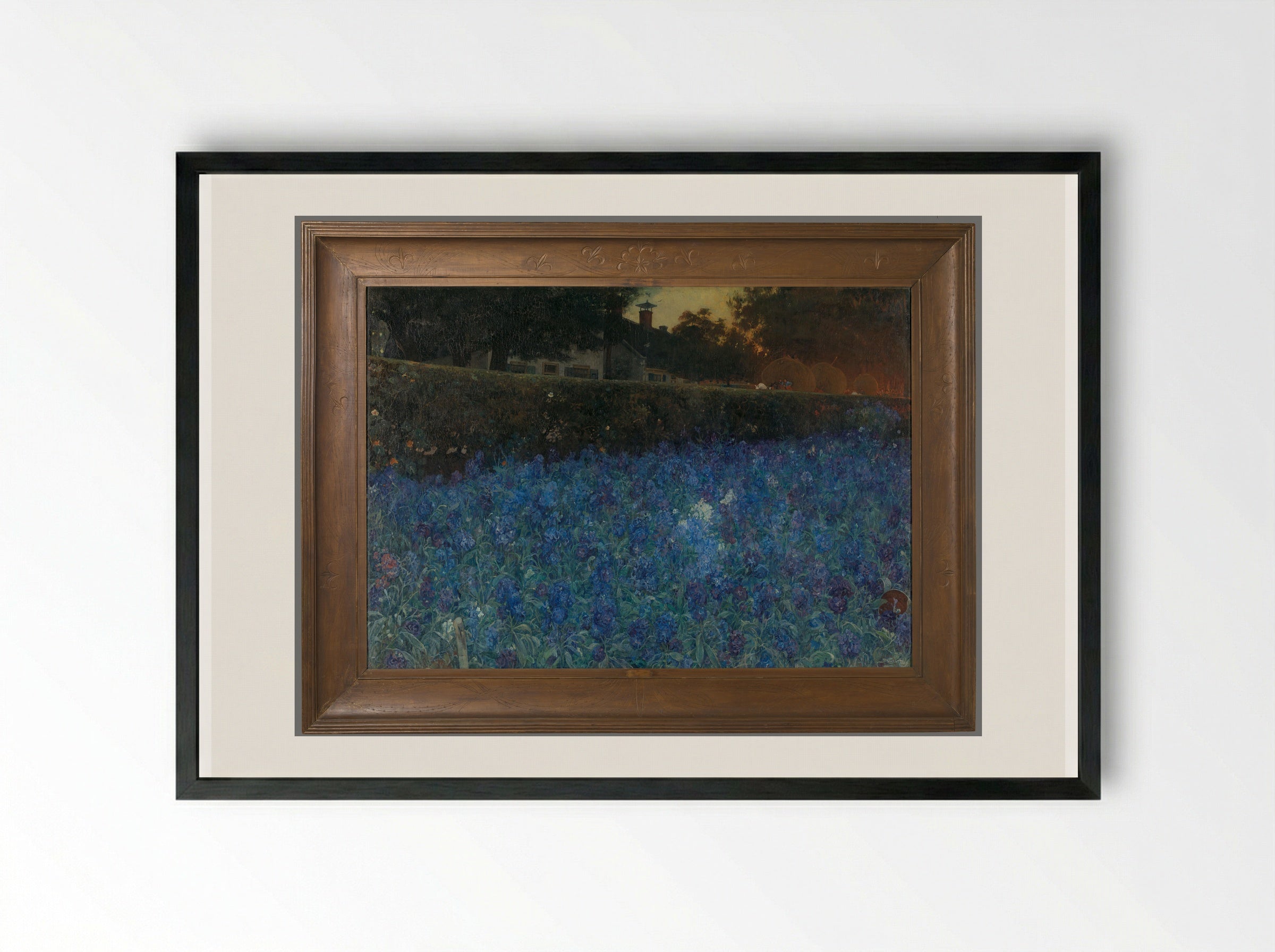 July (Summer Luxuriance) - Jac van Looij - Framed Print Black