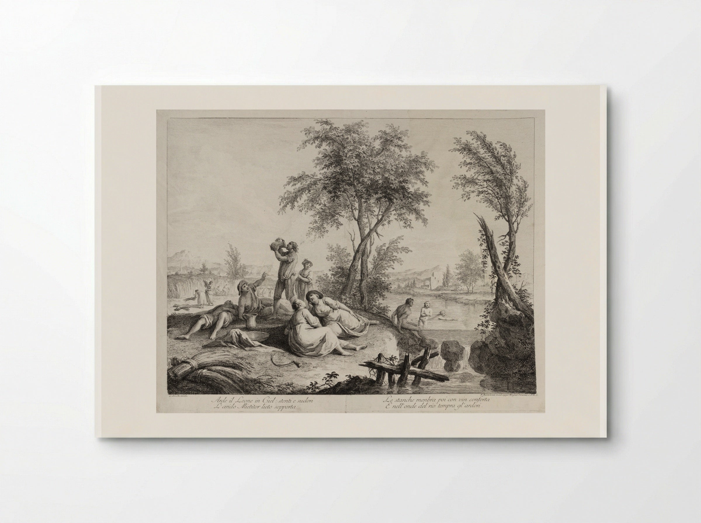 July - Francesco Bartolozzi - Poster