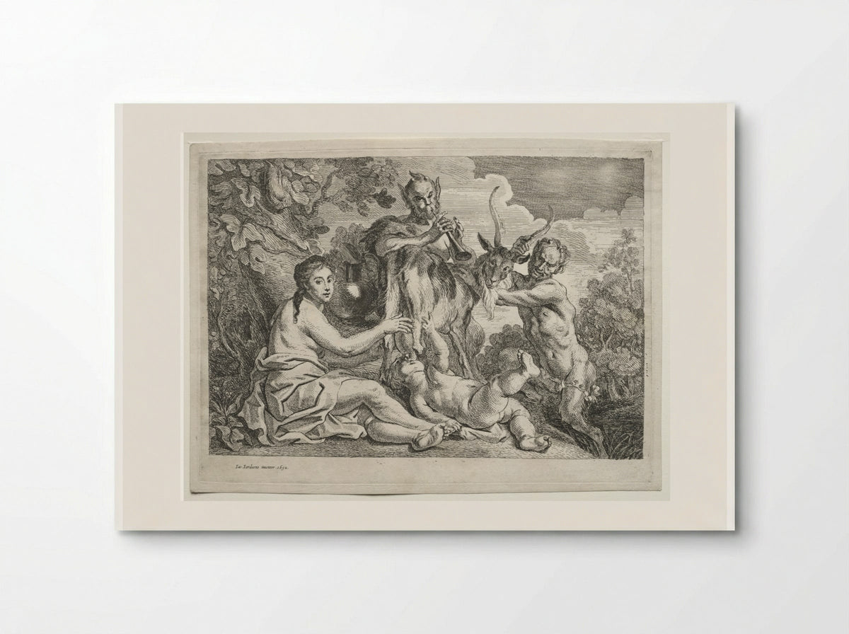 Jupiter Nourished by the Goat Amalthea - Jacob Jordaens - Poster