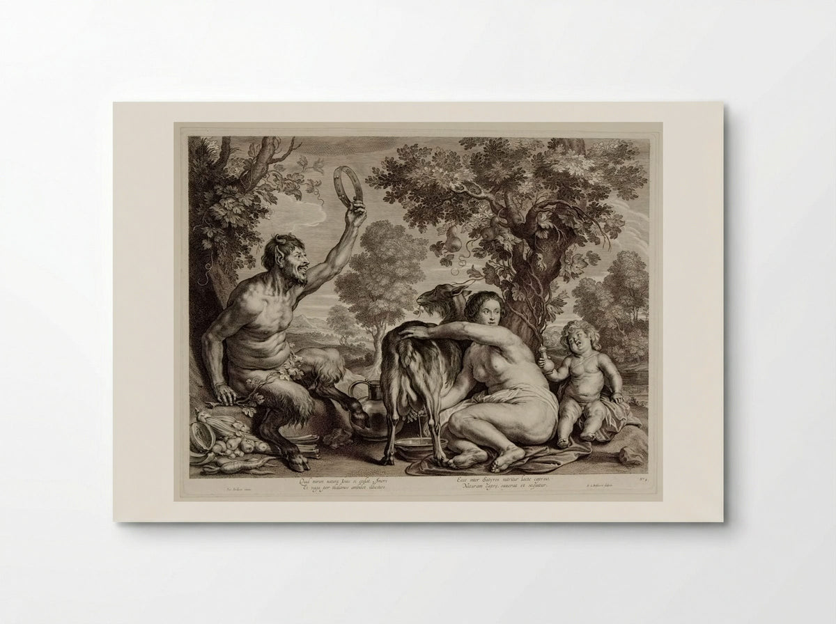 Jupiter and Amaltheia - Schelte Adamsz. Bolswert - Poster