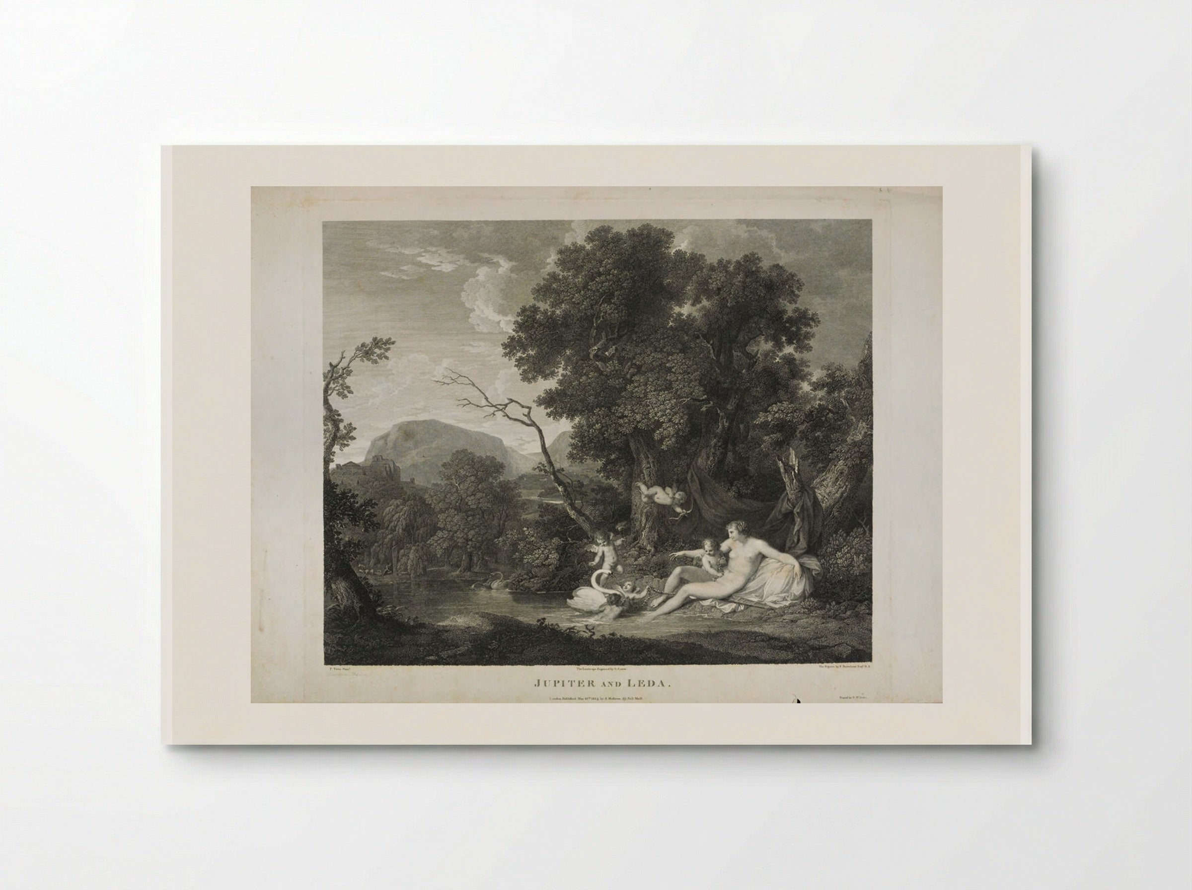 Jupiter and Leda - Francesco Bartolozzi - Poster