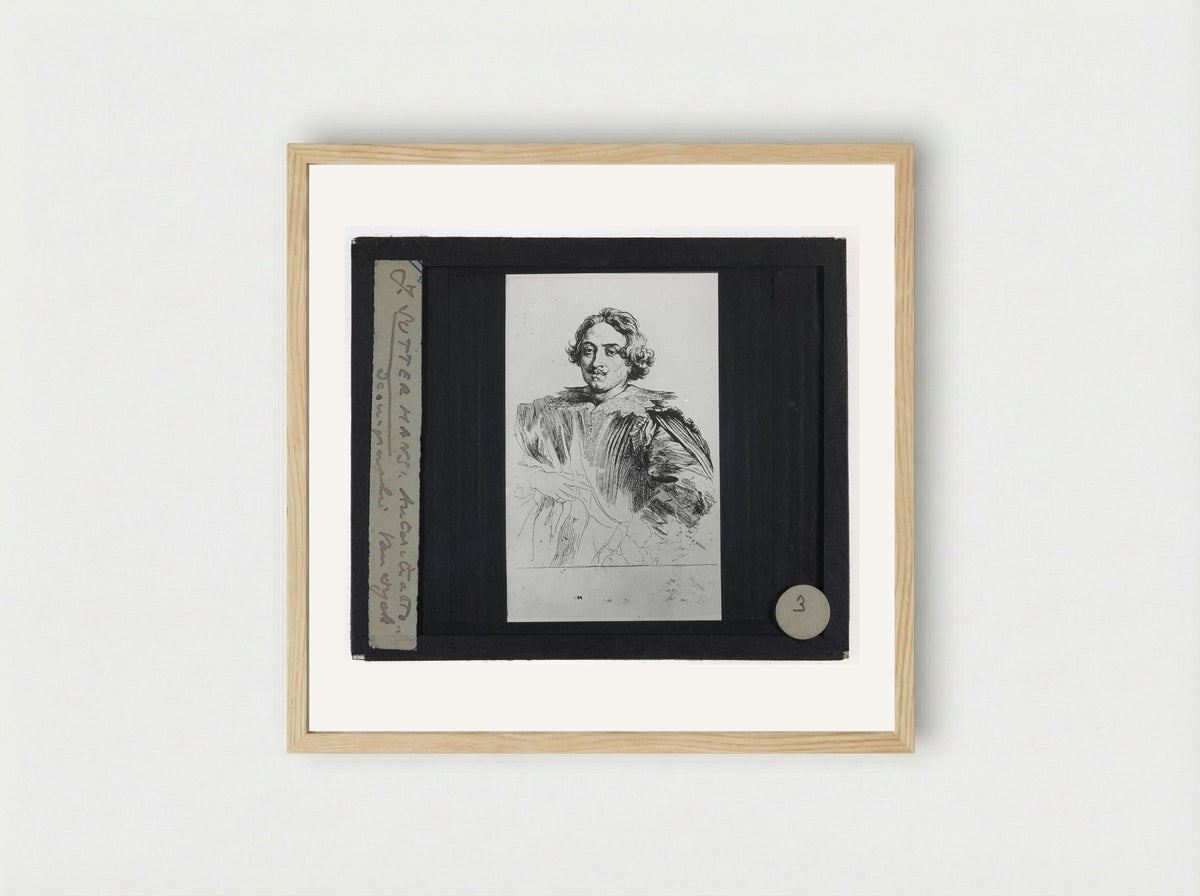 Justus Sustermans - Anthony van Dyck - Framed Print Wood