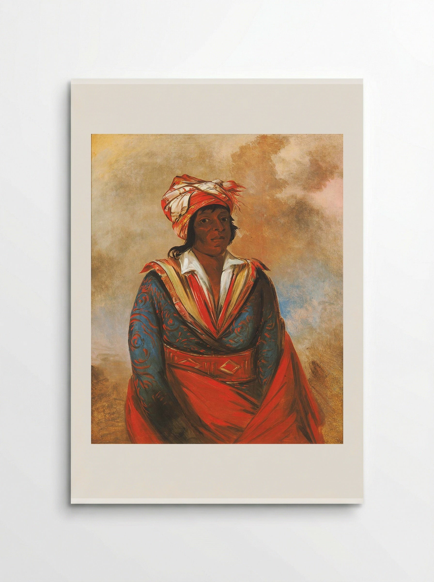 Kút-tee-o-túb-bee, How Did He Kill, a Noted Brave (Choctaw) - George Catlin - Poster