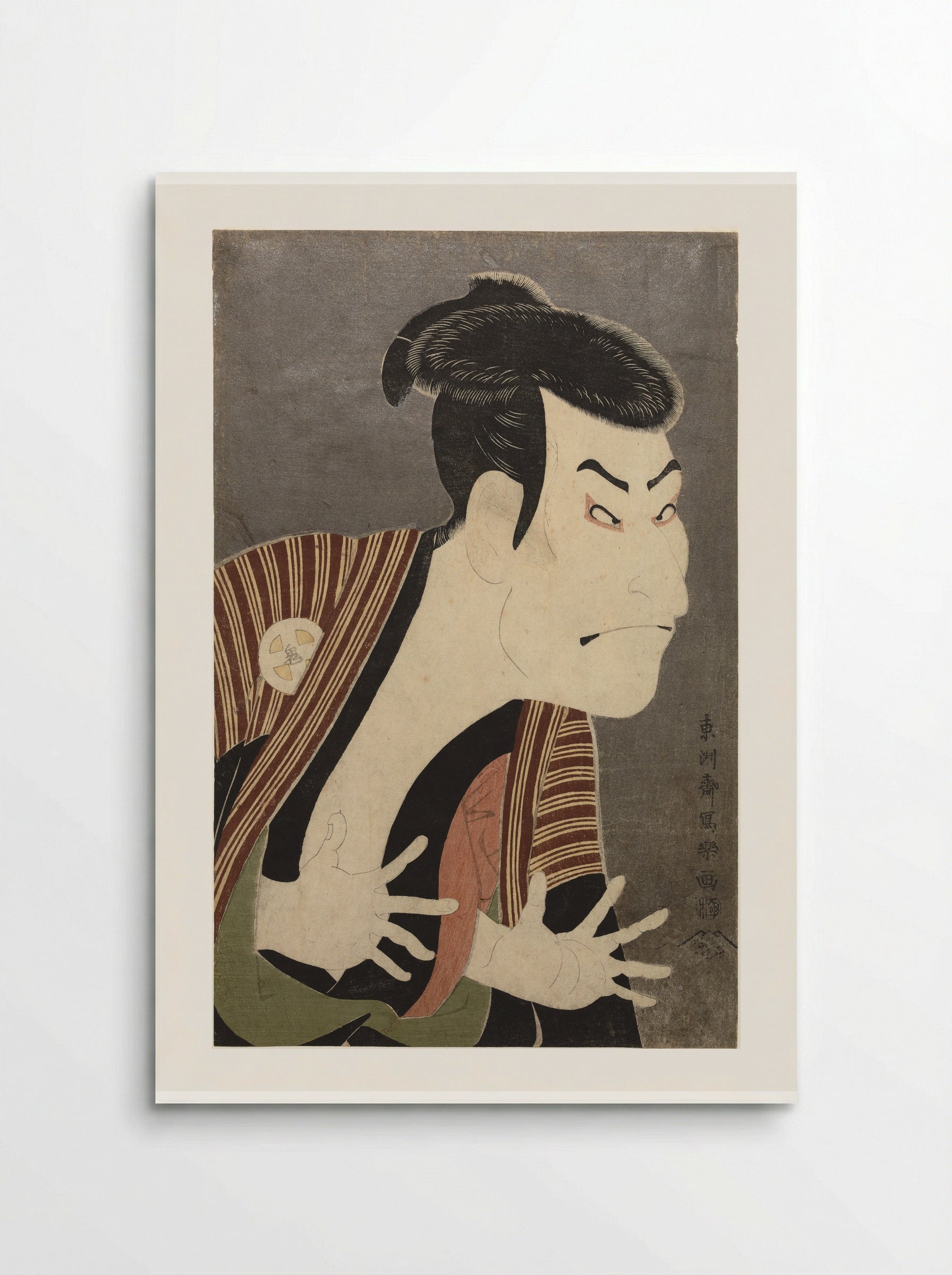 Kabuki Actor Ōtani Oniji III as Yakko Edobei - Tōshūsai Sharaku - Poster