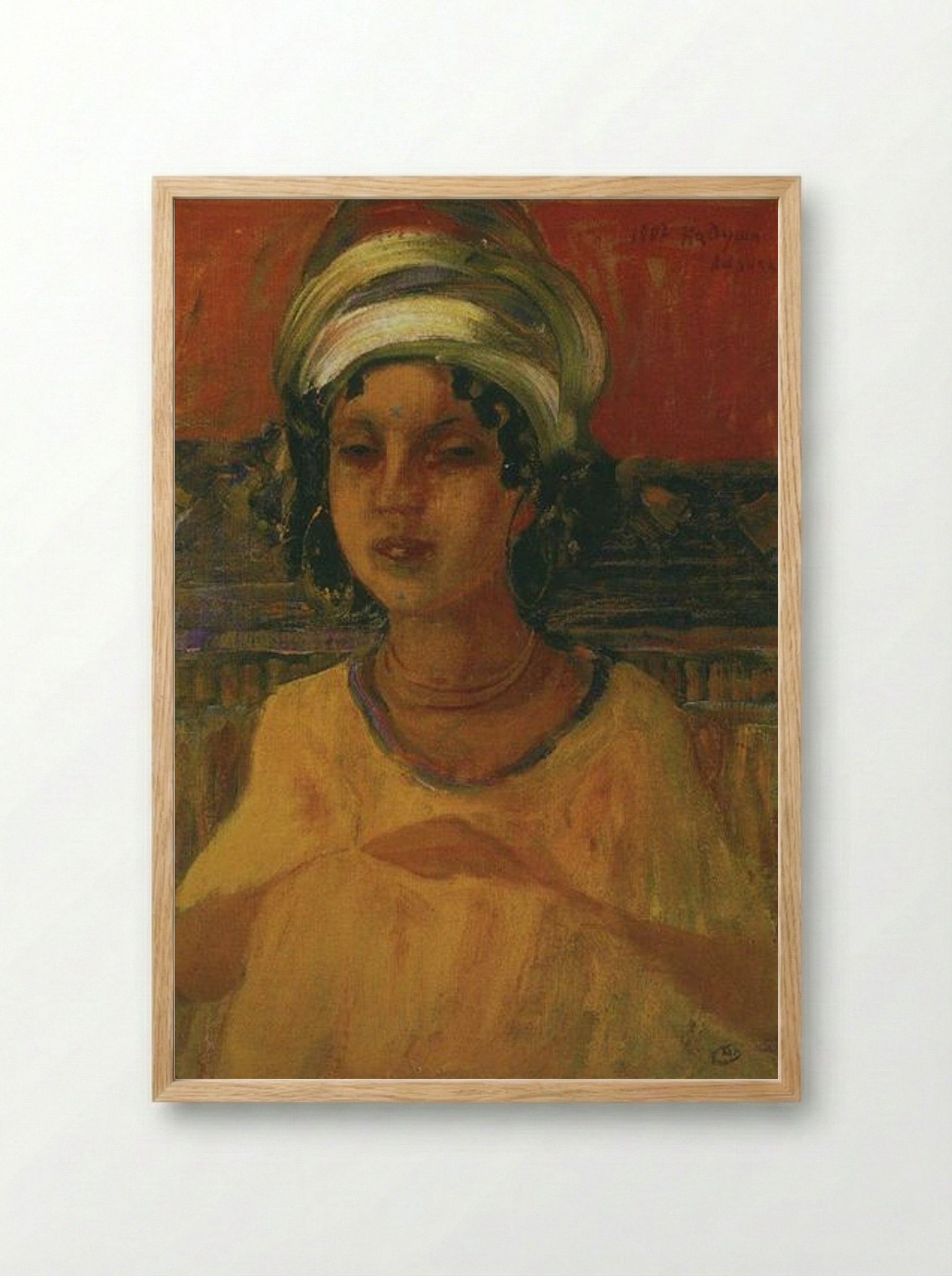 Kadusha - Kuzma Petrov-Vodkin - Framed Print Wood