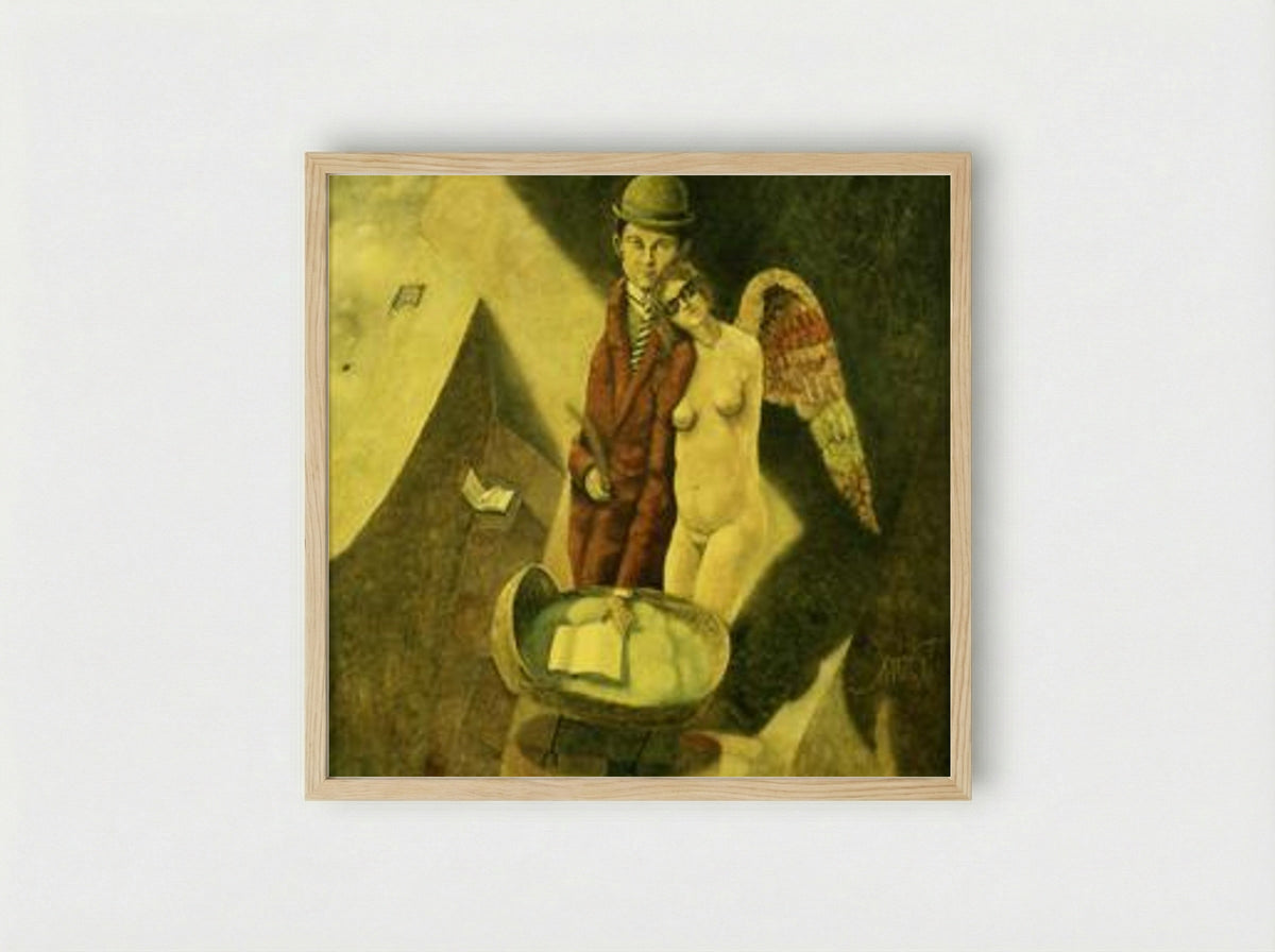 Kafka: Letters to Milena - Benjamin Cañas - Framed Print Wood