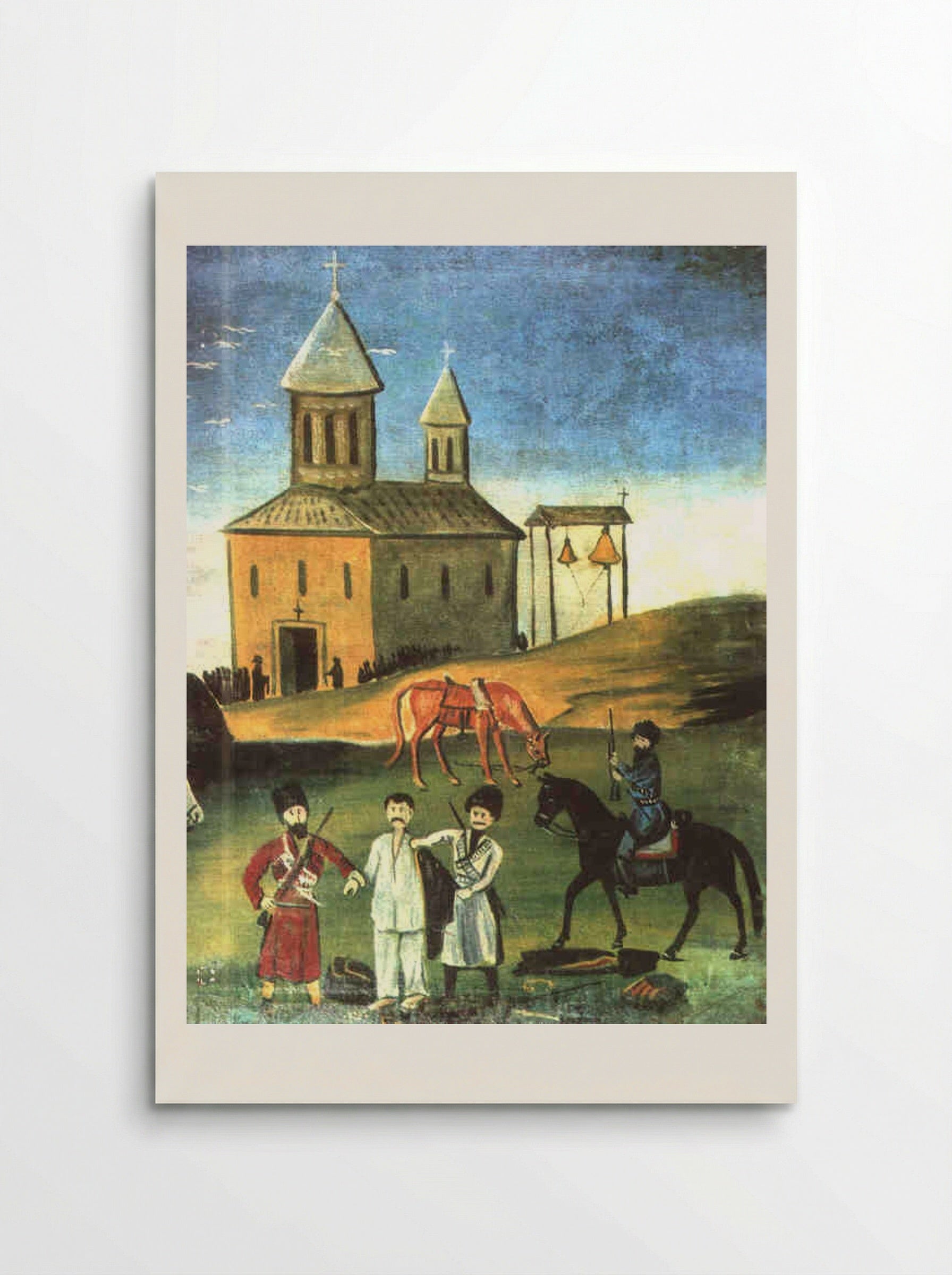 Kakhetian Epos (Alazani Valley) - Niko Pirosmani - Poster