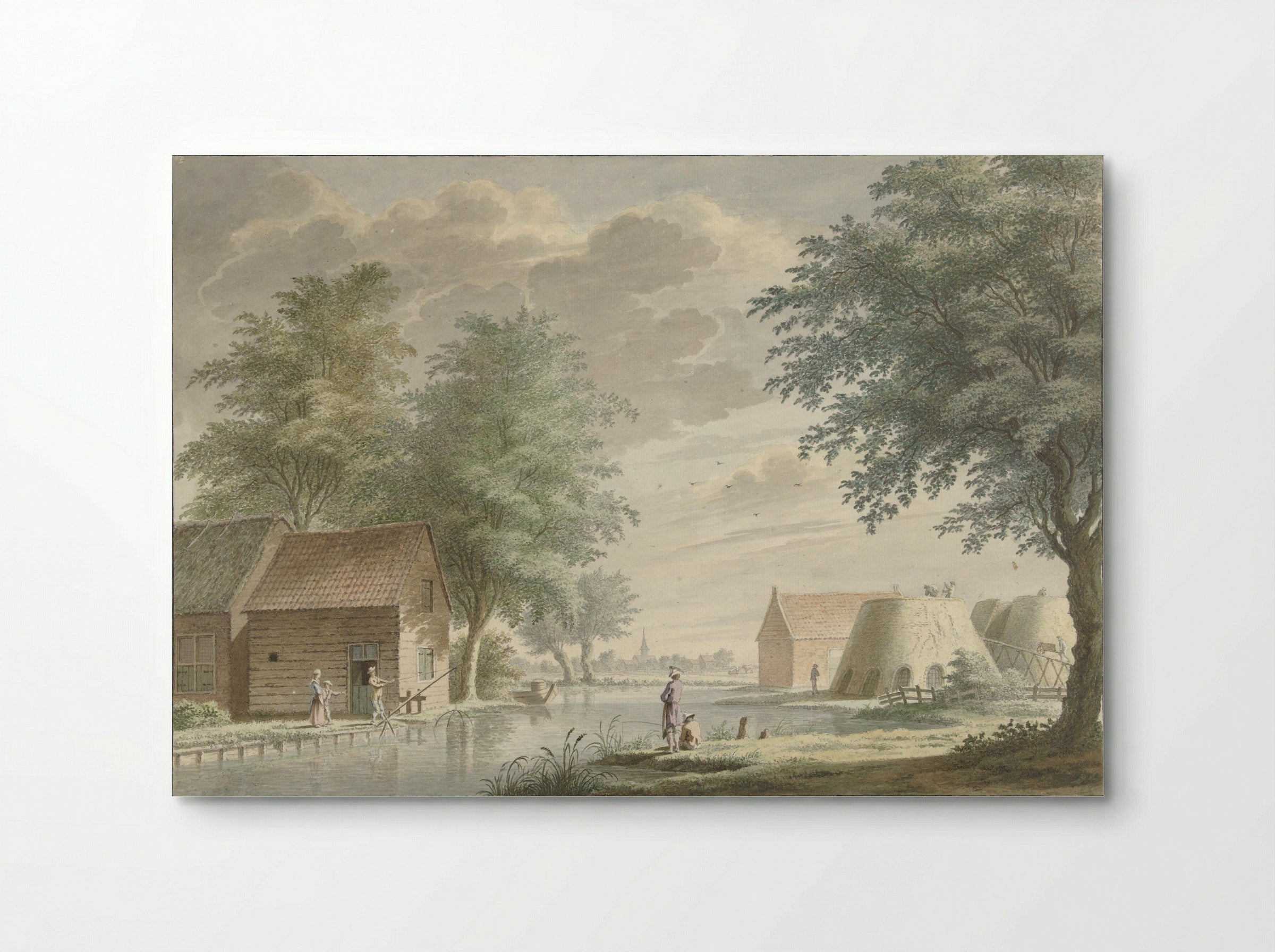 Kalkovens bij Hillegom - Gerard van Rossum - Poster