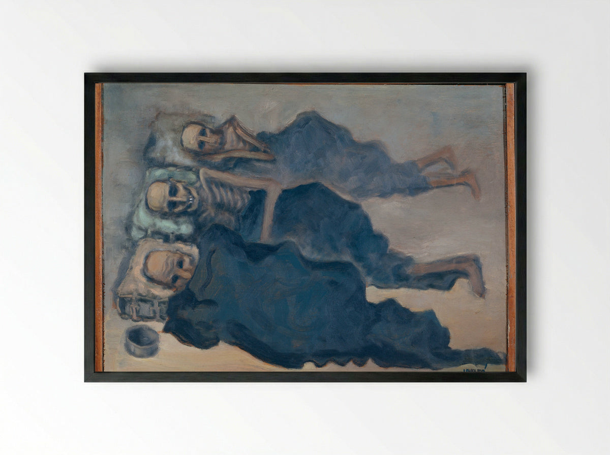 Kamp Changi - Henk Weijzig - Framed Print Black