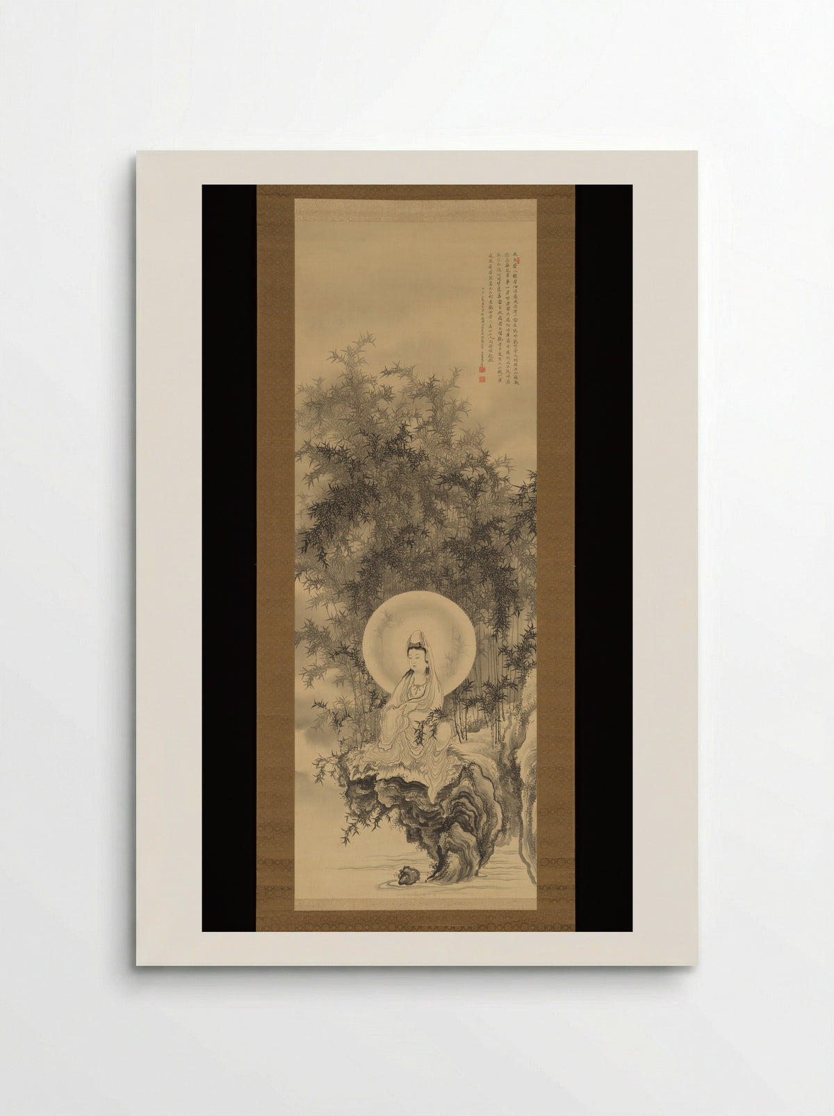 Kannon in a Bamboo Grove - Amano Hōko - Poster