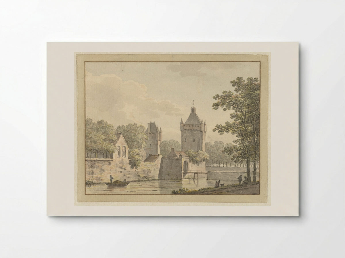 Kasteel De Pol te Vianen - Johann Heinrich Müntz - Poster