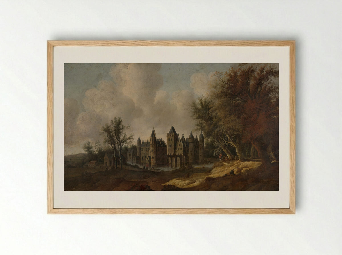 Kasteel Egmond - G.W. Berckhout - Framed Print Wood