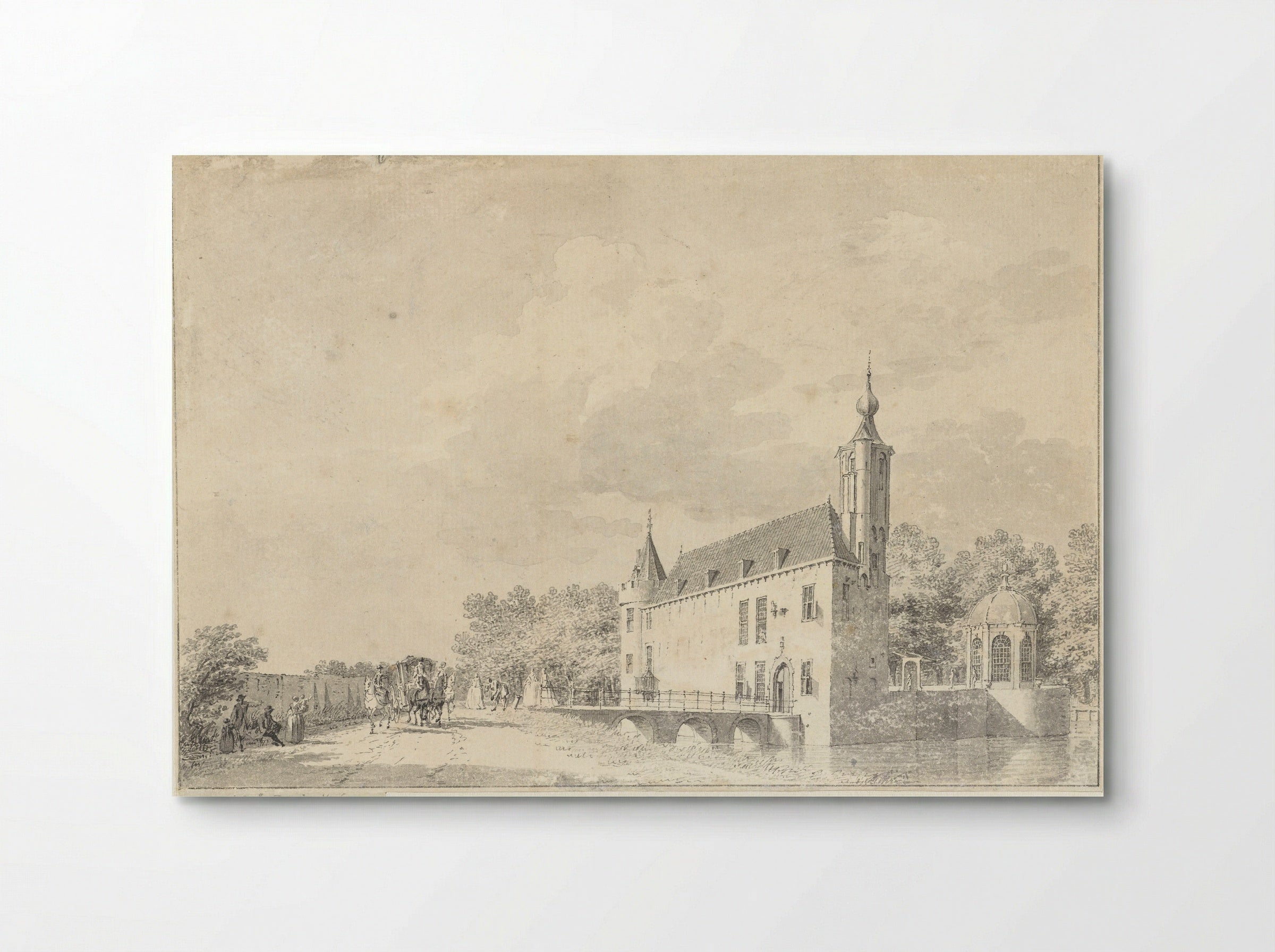Kasteel St.-Aldegonde te West-Souburg - Cornelis Pronk - Poster