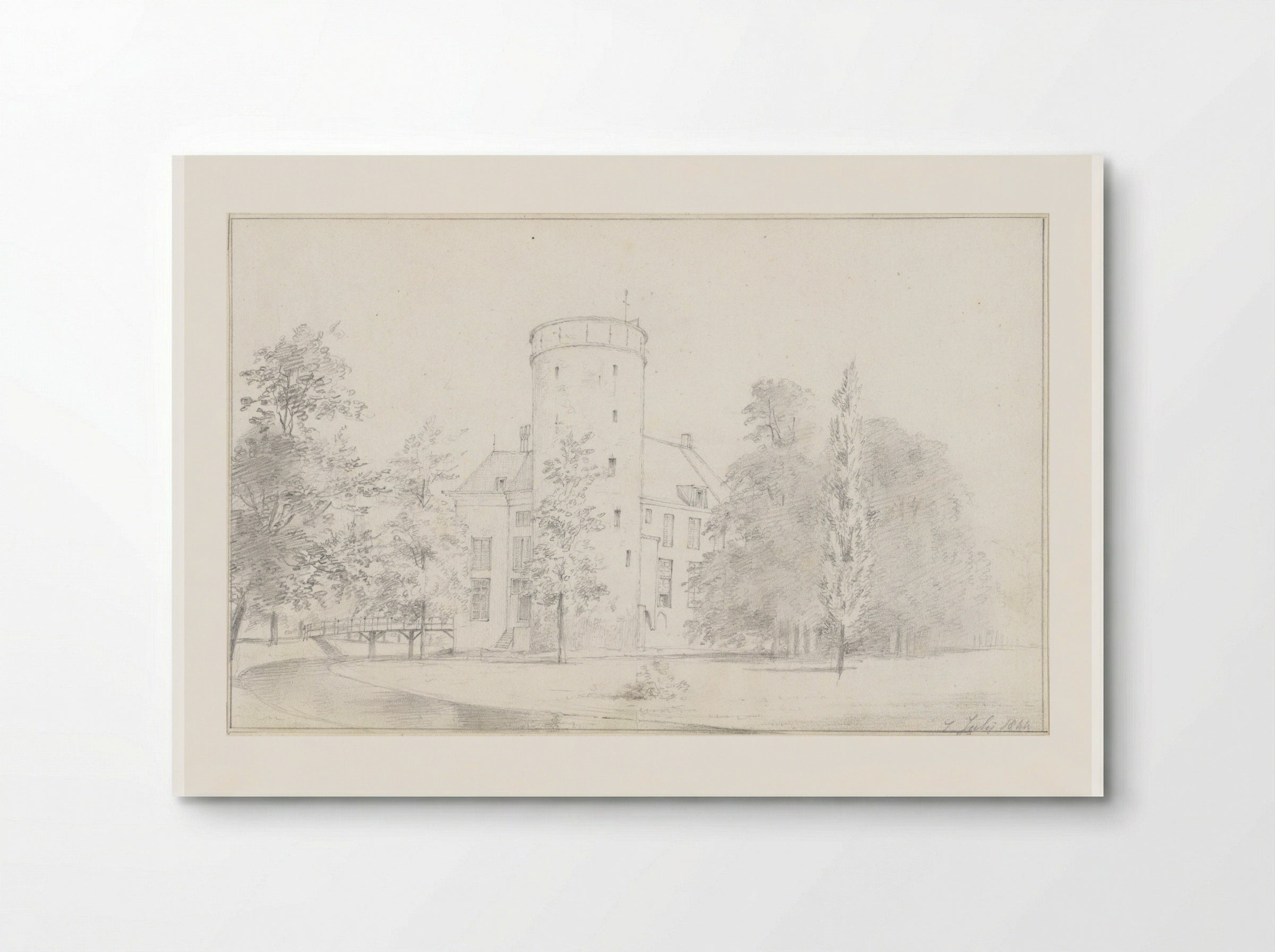 Kasteel Sterkenburg bij Driebergen - Hendrik Abraham Klinkhamer - Poster