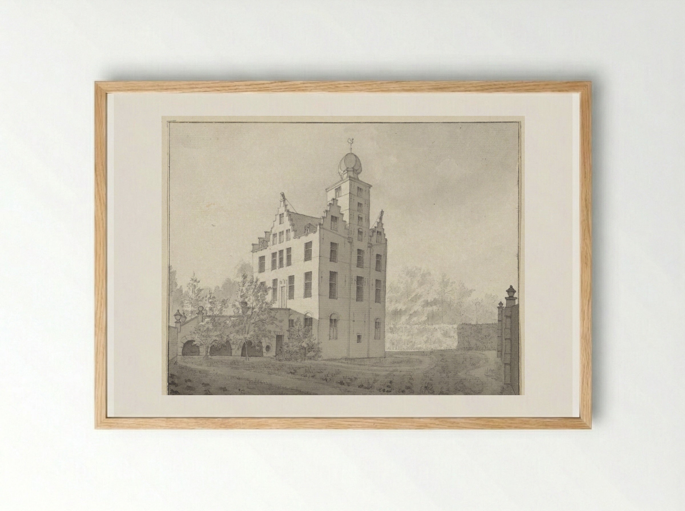 Kasteel Zuylestein - Hendrik Abraham Klinkhamer - Framed Print Wood