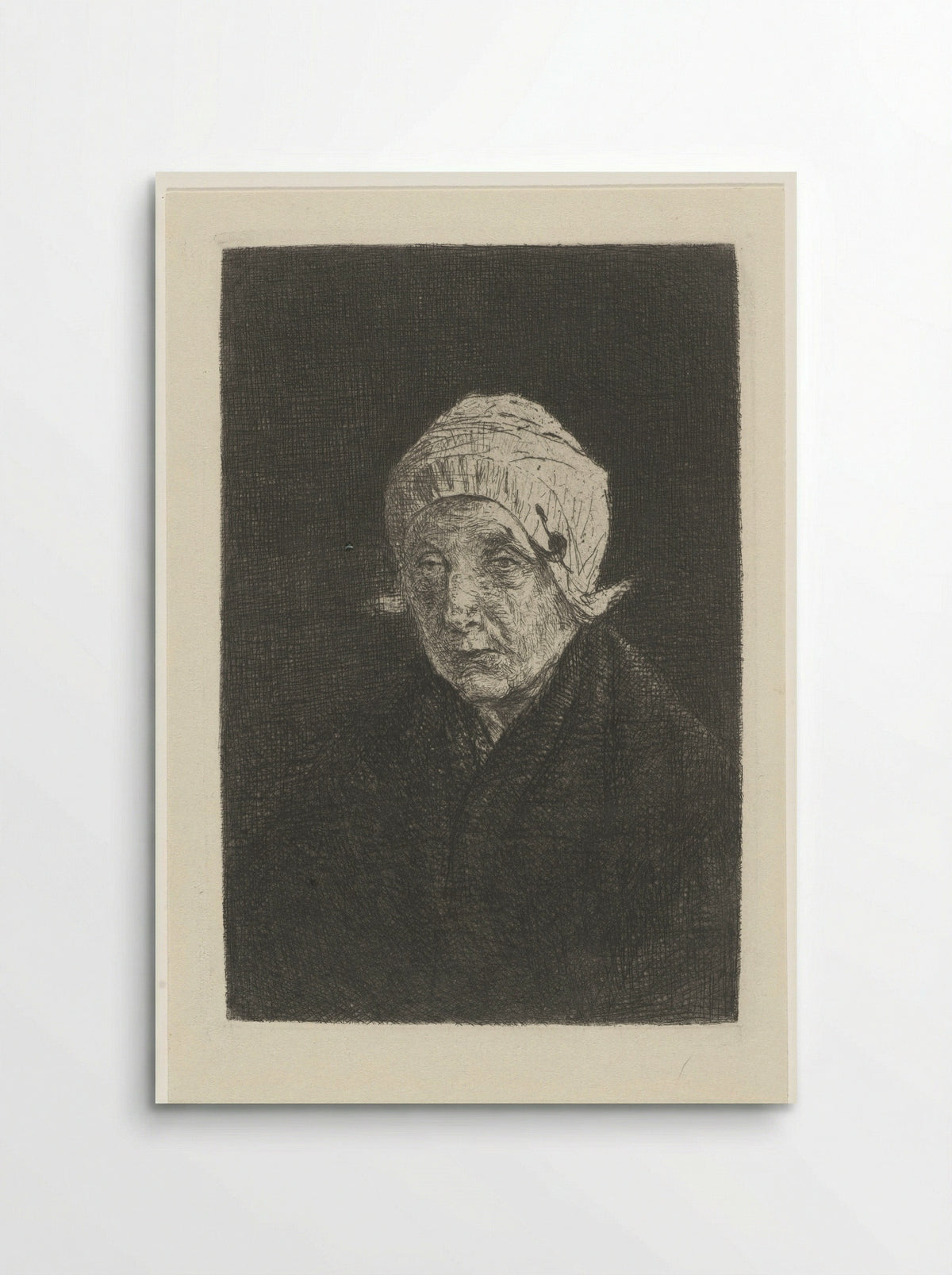 Katwijkse oude vrouw - Jozef Israëls - Poster