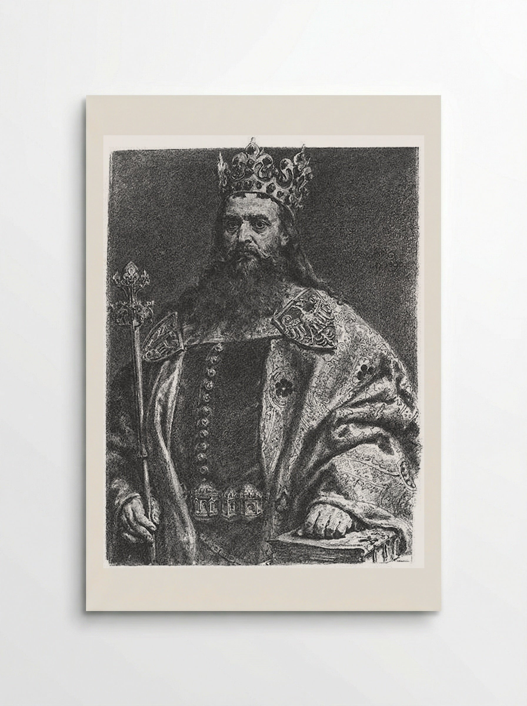 Kazimierz III Wielki - Jan Matejko - Poster