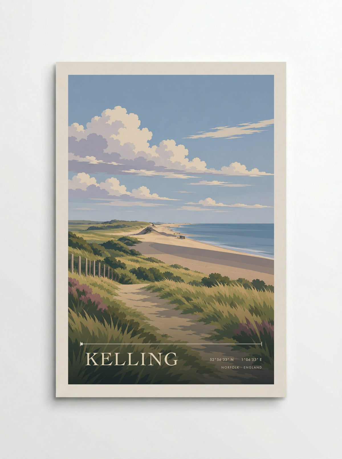 Kelling, Norfolk | Travel Poster - Poster