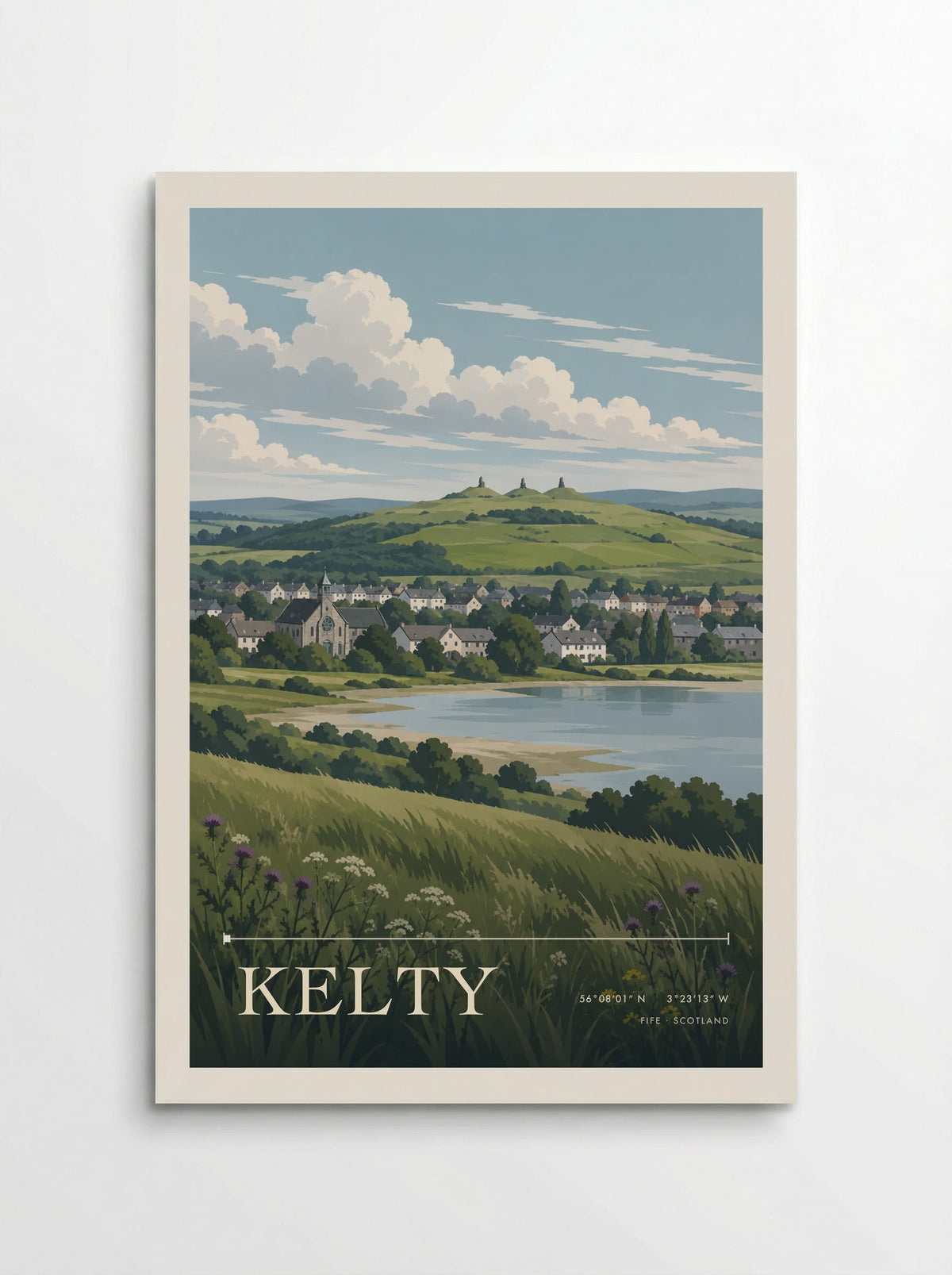 Kelty, Fife | Travel Poster - Poster