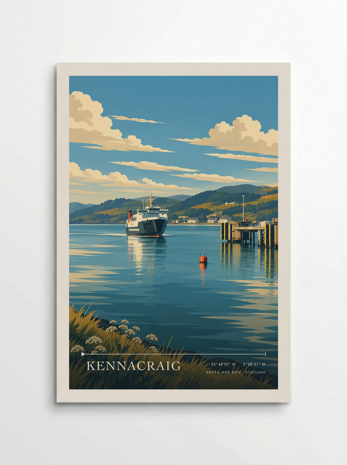 Kennacraig, Argyll and Bute | Travel Poster - Poster