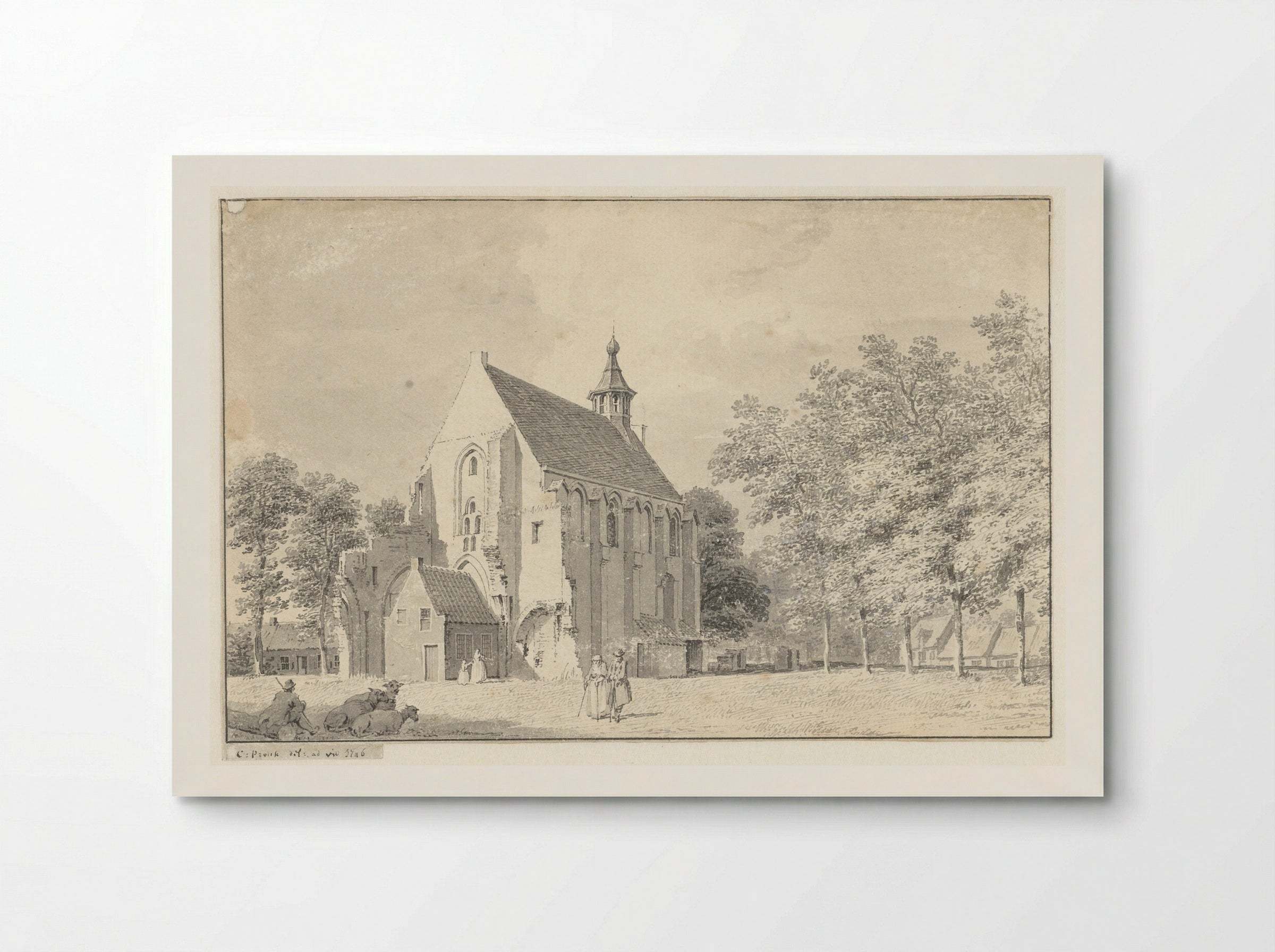 Kerk van West-Souburg - Cornelis Pronk - Poster
