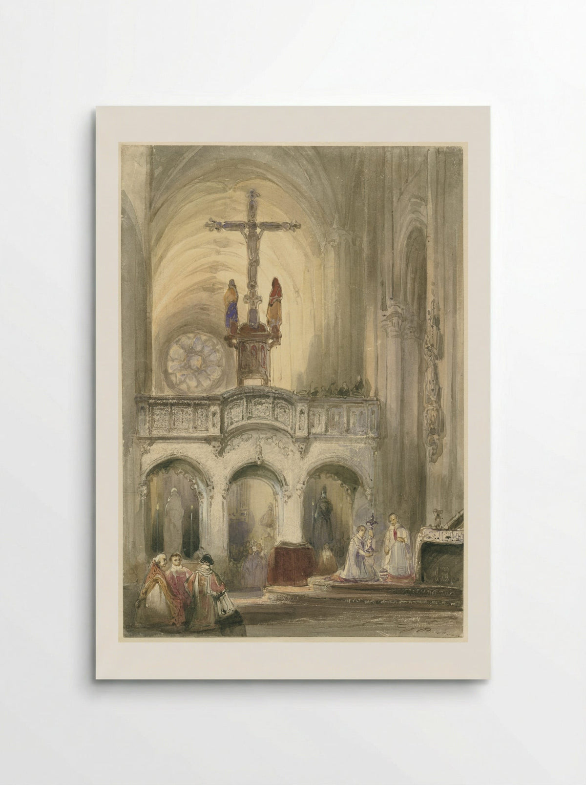 Kerkinterieur - Johannes Bosboom - Poster